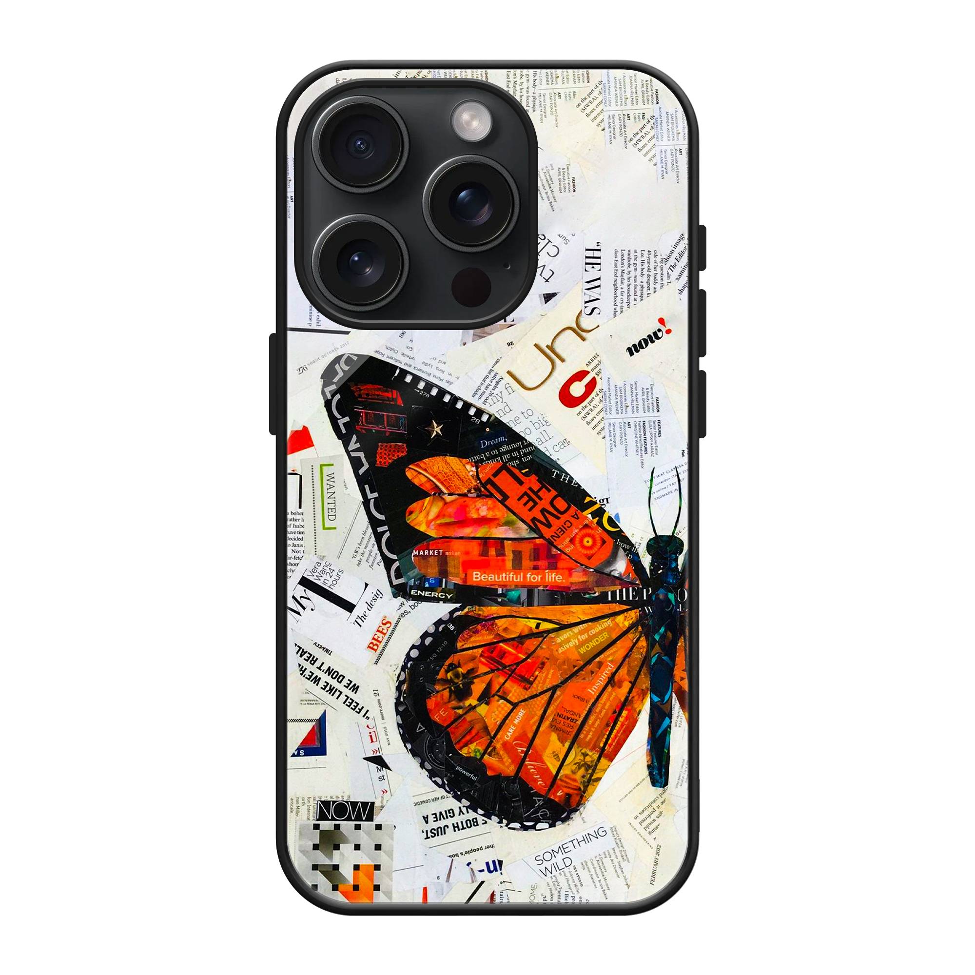 Paper Wings Glass Case image 0