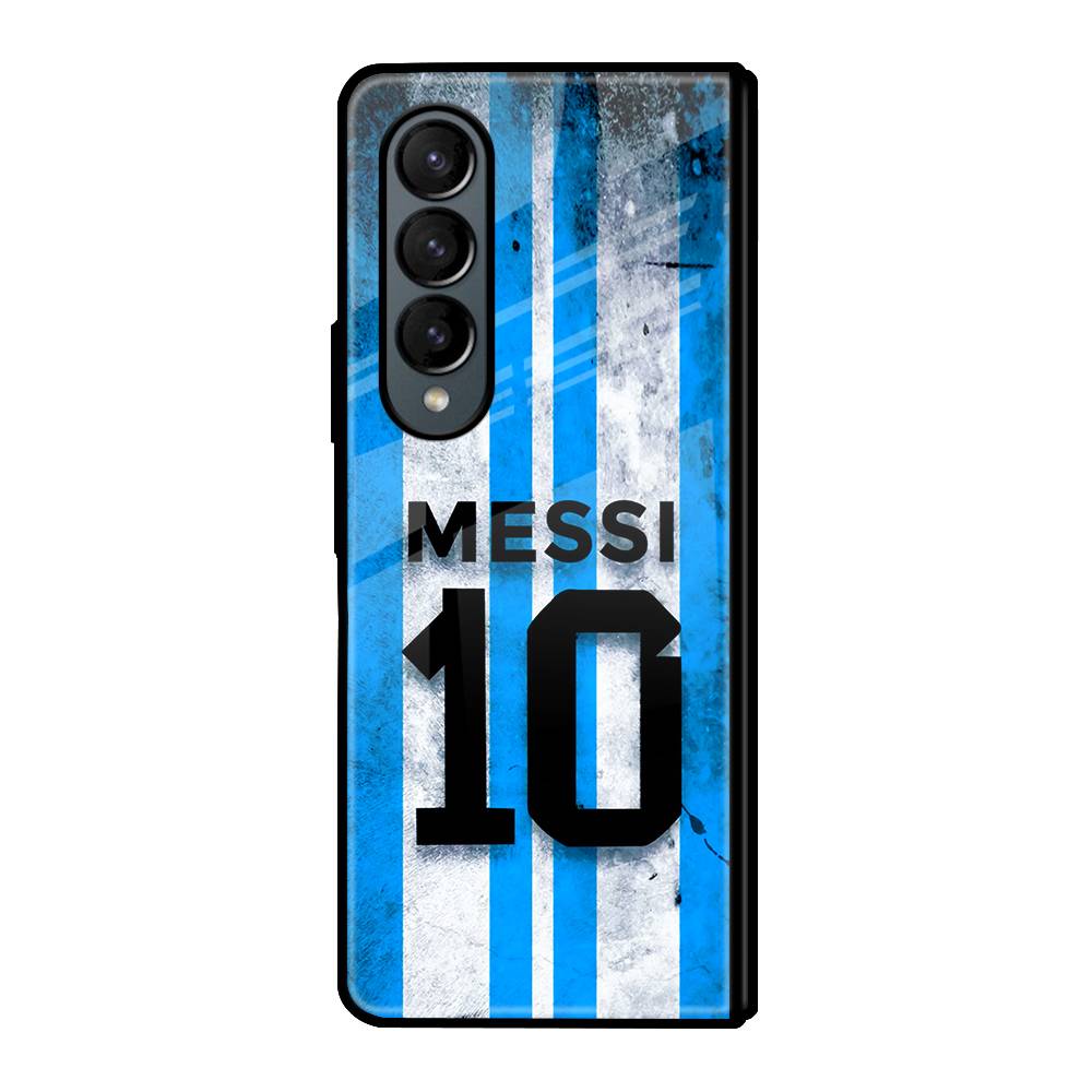 Messi Argentina Samsung Z Fold 3 Glass Case image 0
