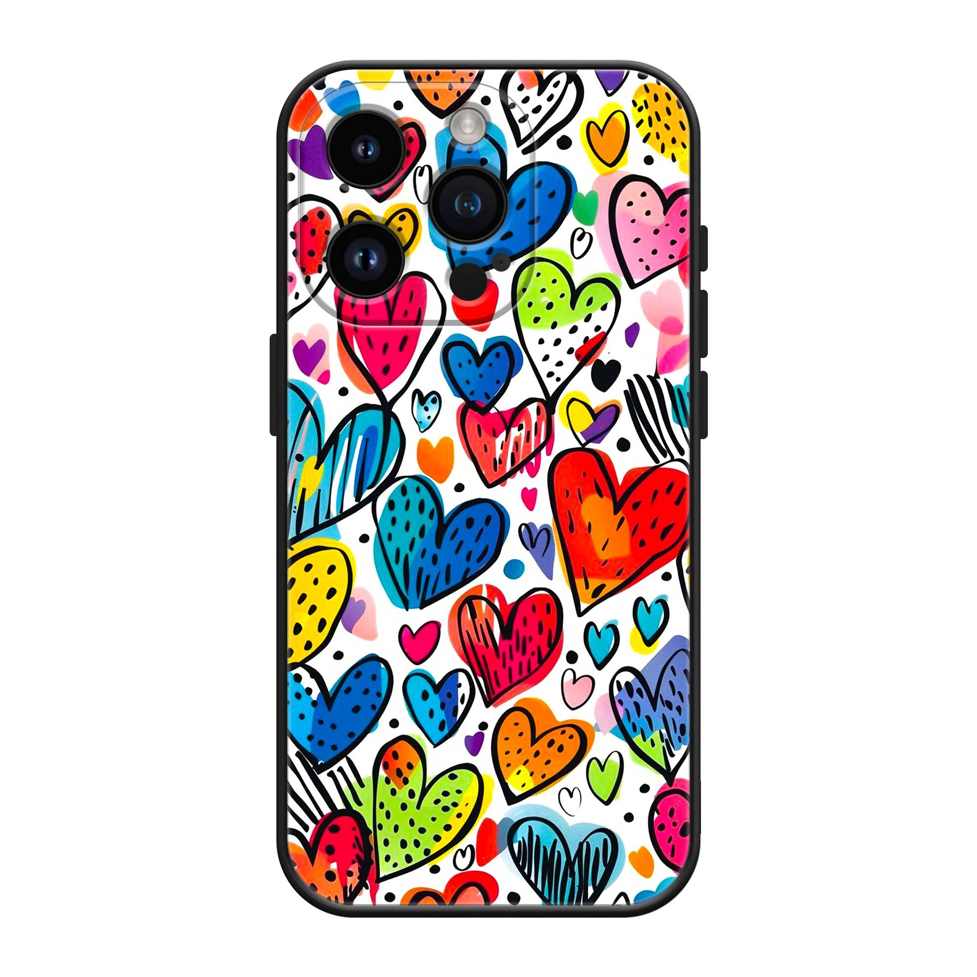 Heart Doodles Silicone Case image 0