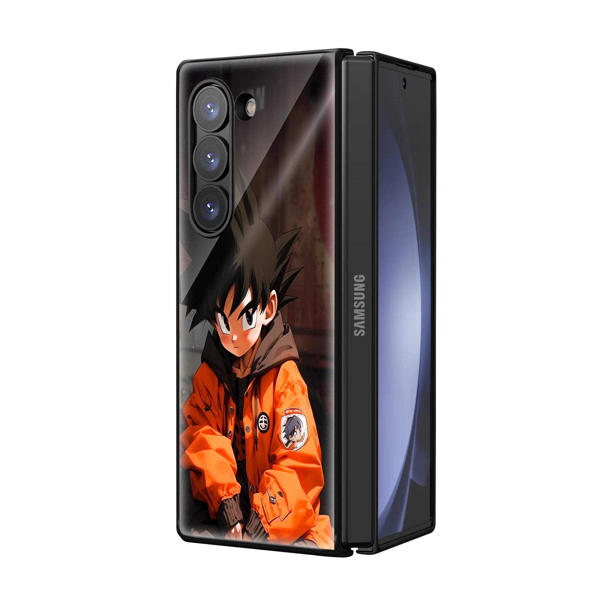 Goku Samsung Z Fold Glass Case image 1