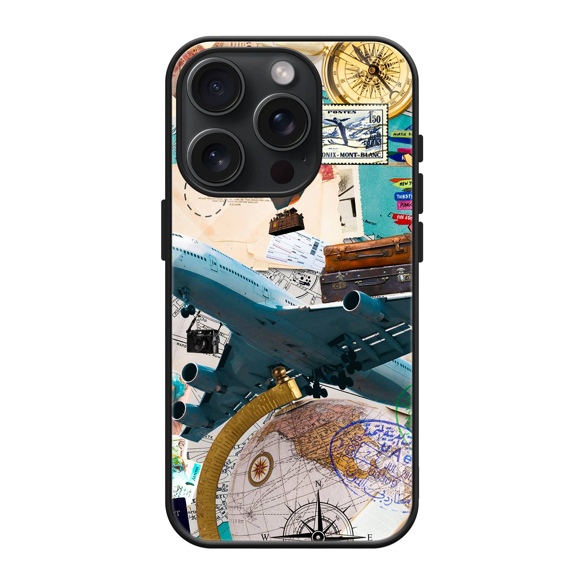 Travel Scrapbook Glass Case image 0