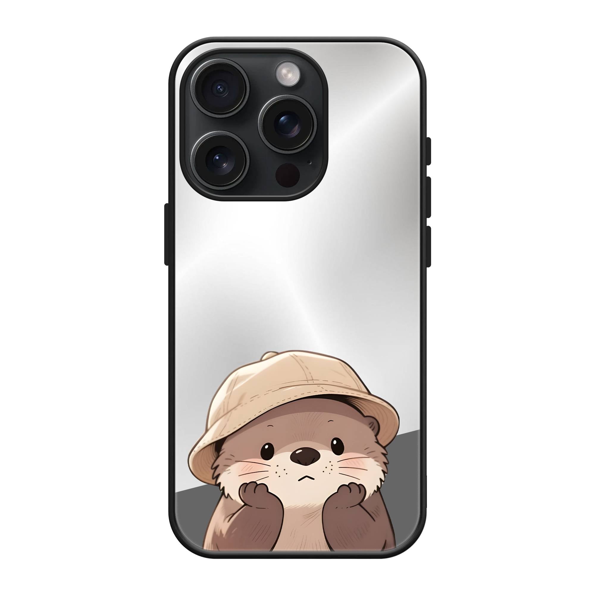 Otter Hat Mirror Case