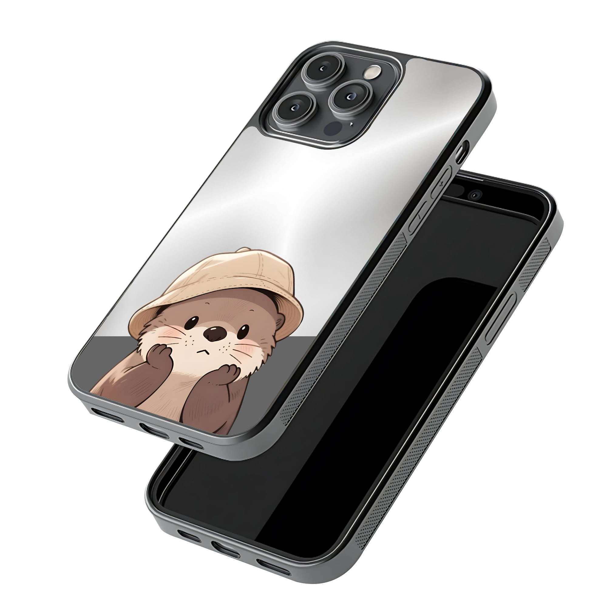 Otter Hat Mirror Case
