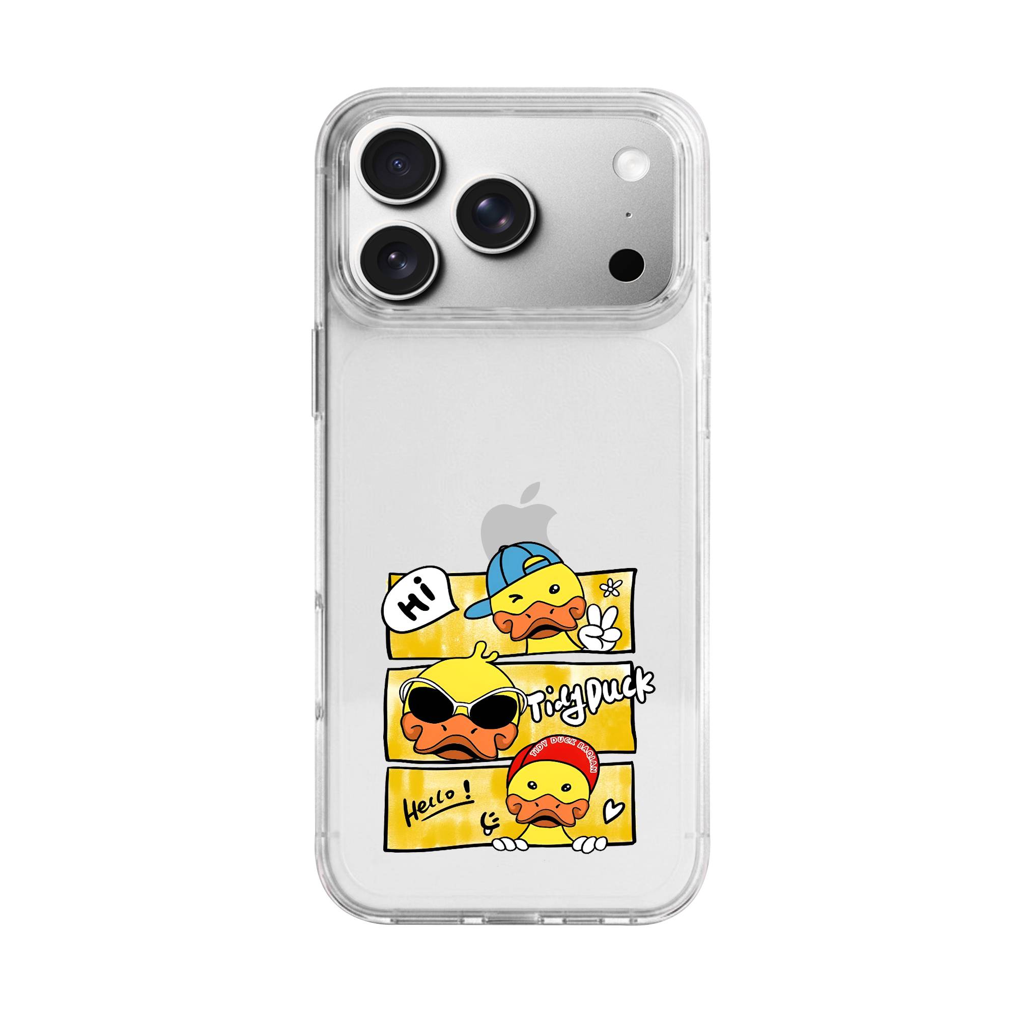 Hello Duck Premium Clear Case
