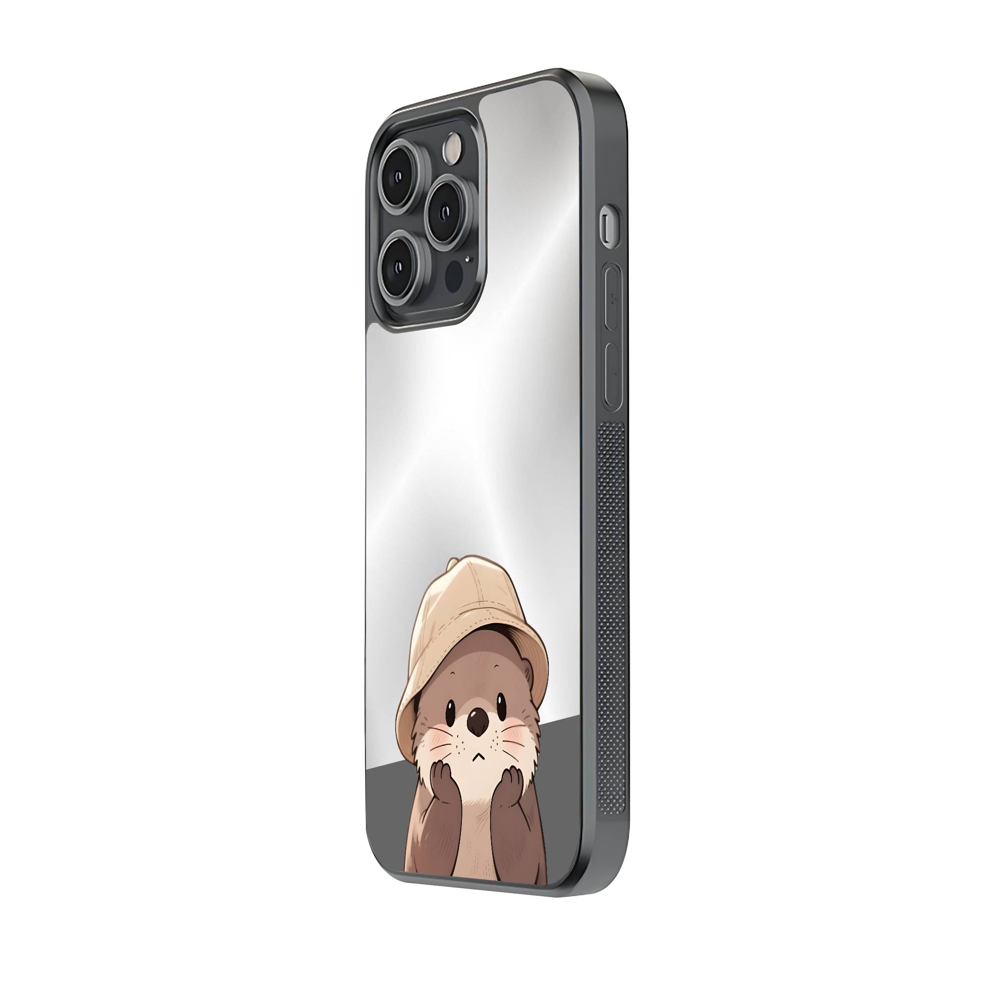 Otter Hat Mirror Case
