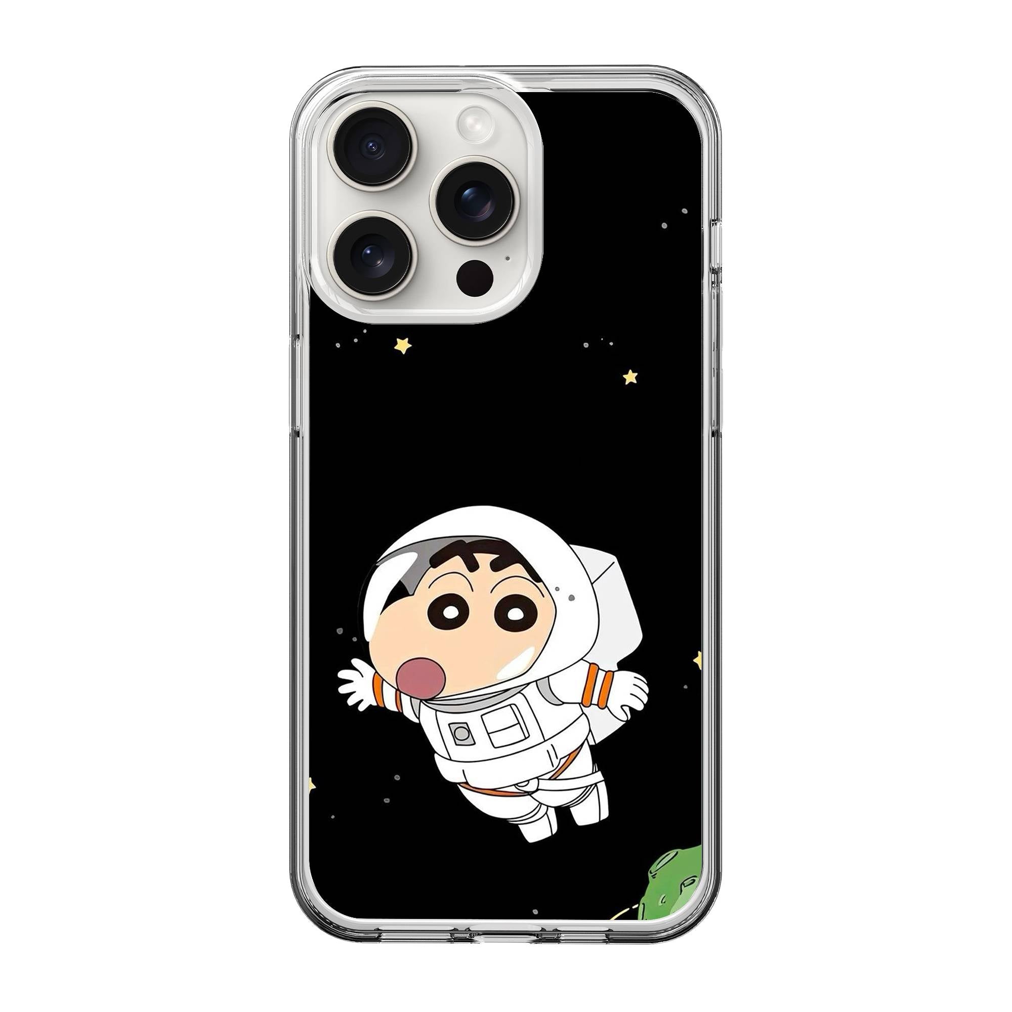 Cute Space Boy Clear Case image 0