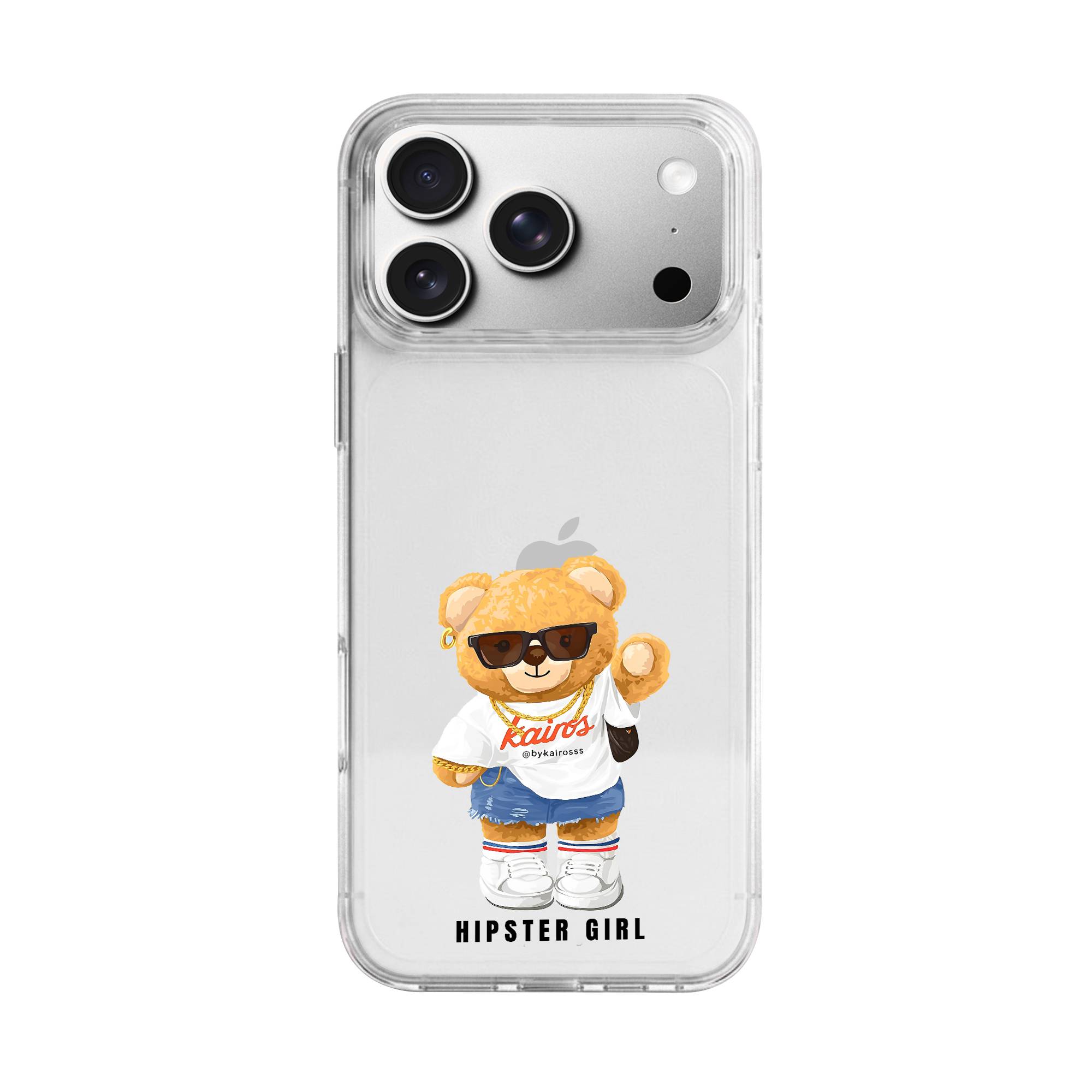 Hipster Girl Premium Clear Case
