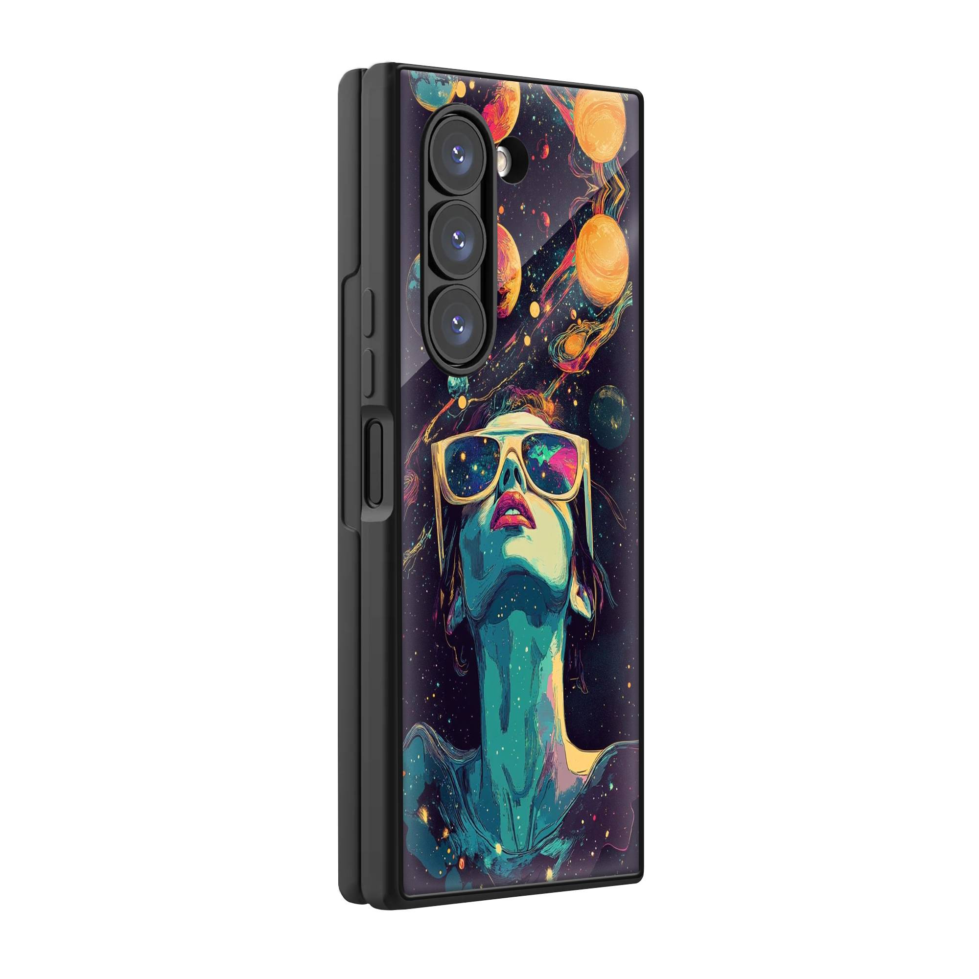 Interstellar Pop Art Samsung Z Fold Glass Case image 0
