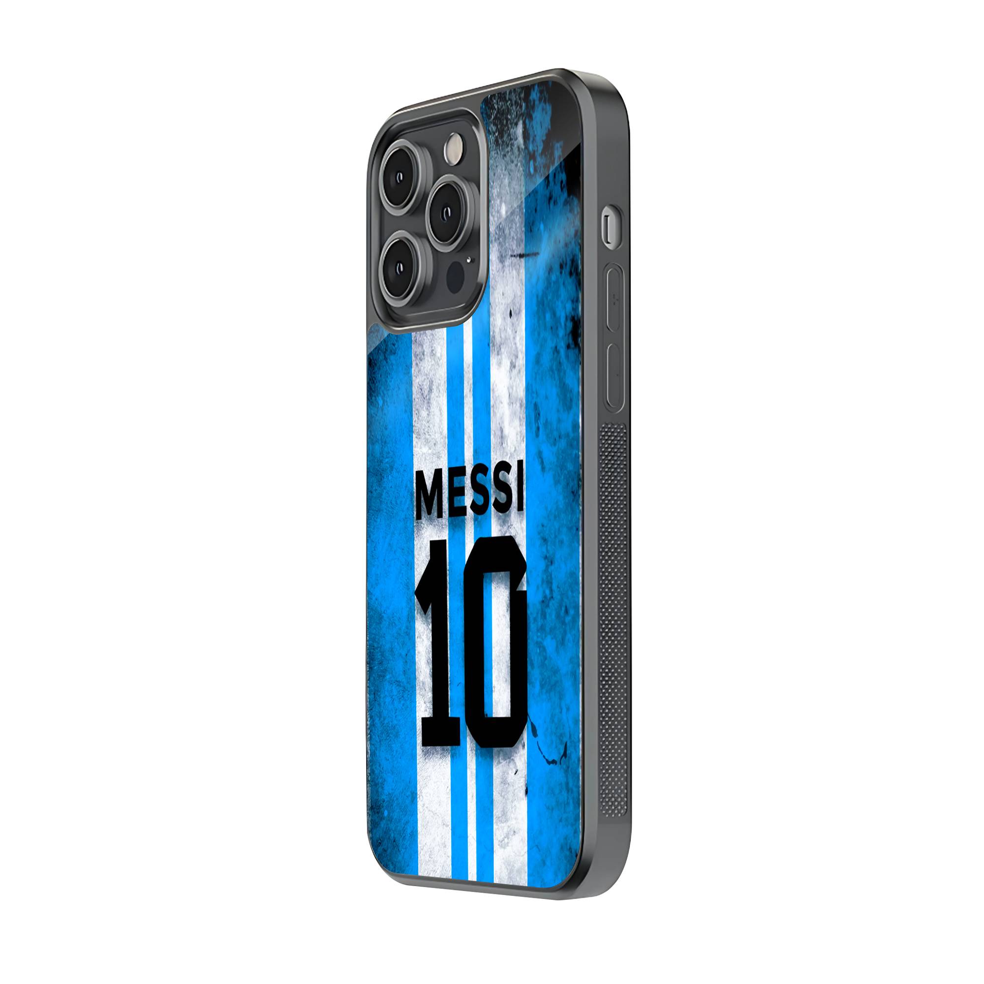 Messi Argentina Glass Case image 1