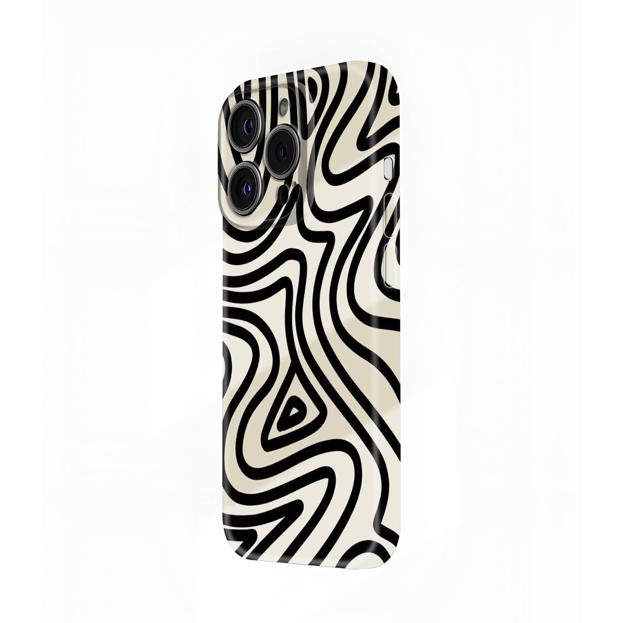 Fluid Maze Glossy Hard Case