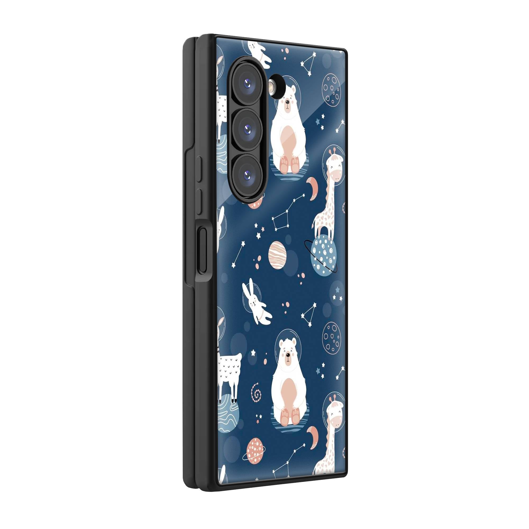 Polar Bear Samsung Z Fold Glass Case image 0