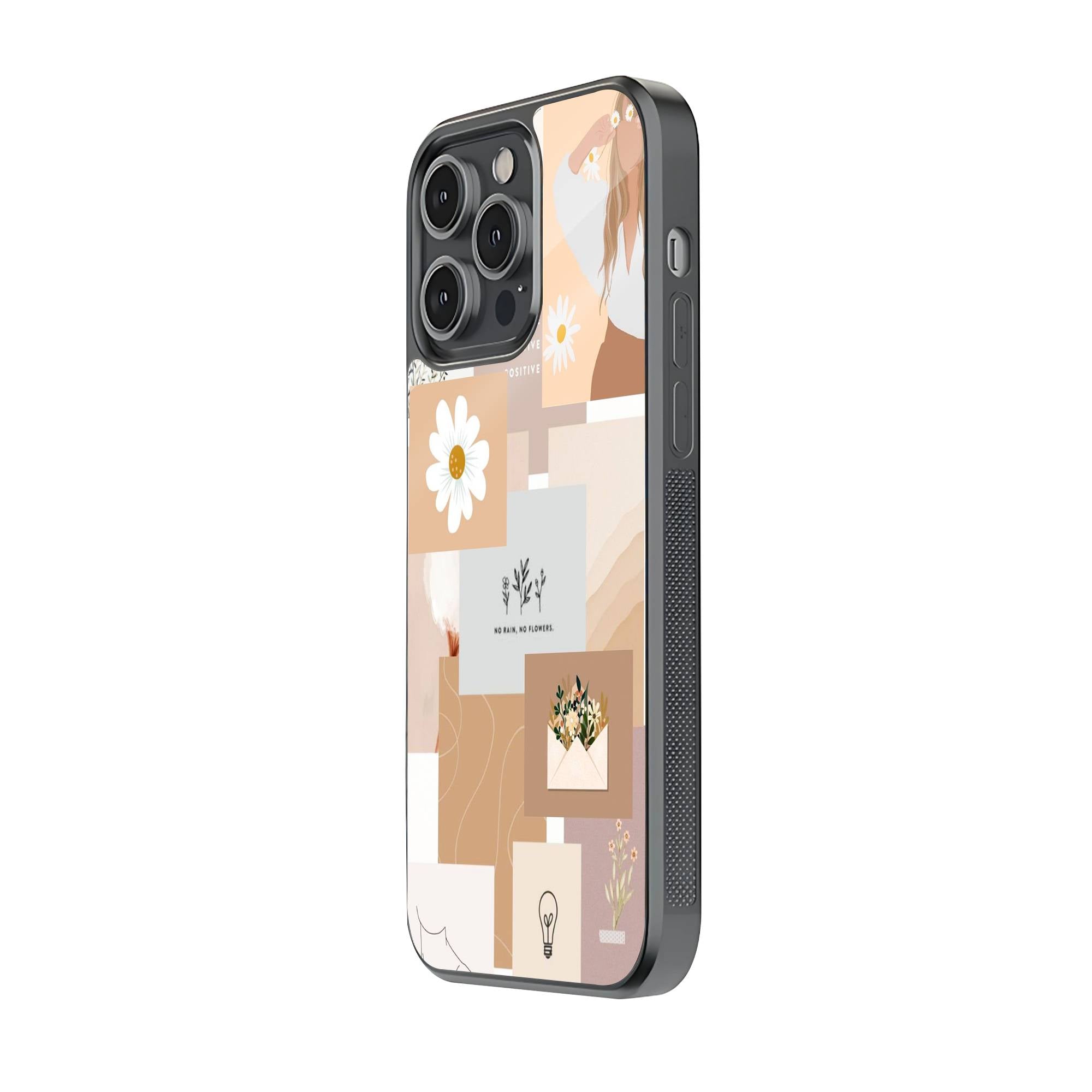 Positive Vibes Glass Case image 1