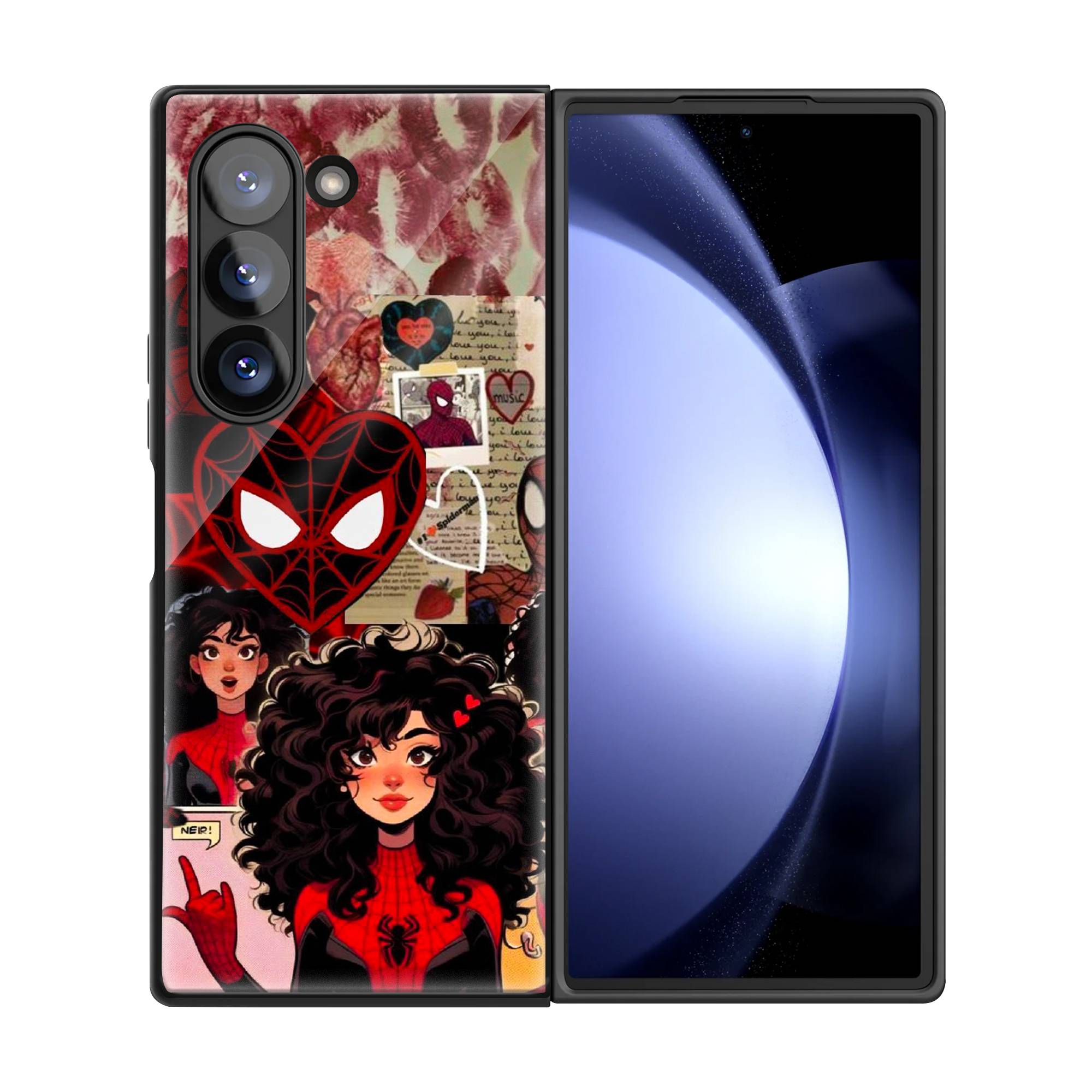 Spider Girl Samsung Z Fold Glass Case image 2