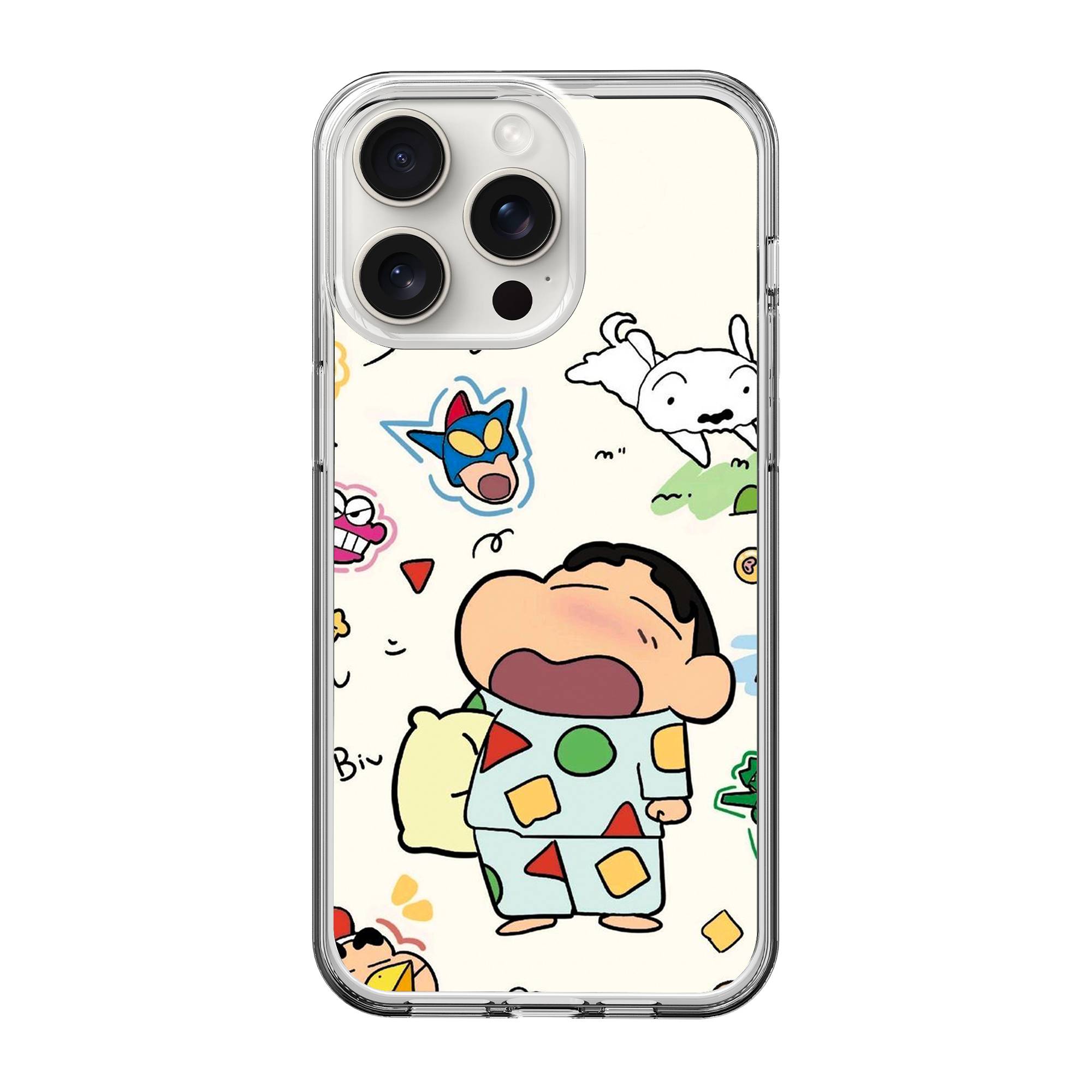 Shinchan Crayon Clear Case image 0
