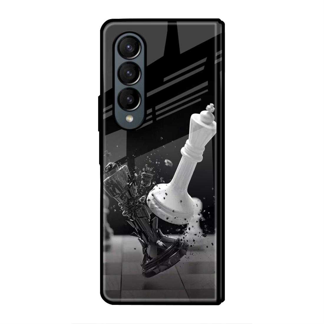 Chess Artistic Samsung Z Fold 3 Glass Case image 0