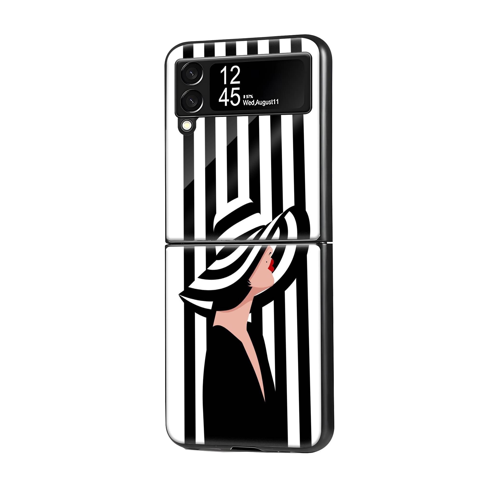 Queen Bee Samsung Z Flip Glass Case image 0