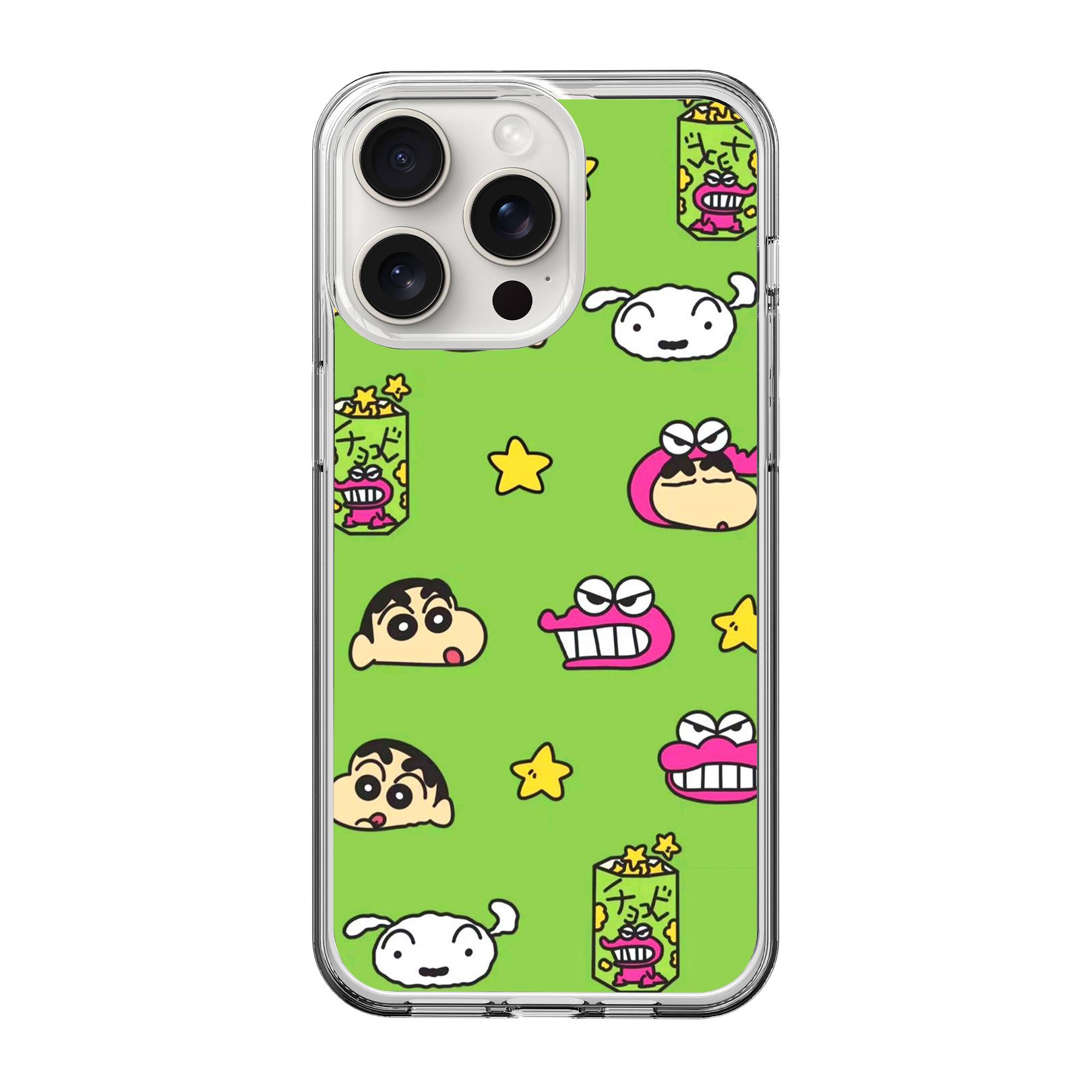 Playful Shin-chan Clear Case image 0