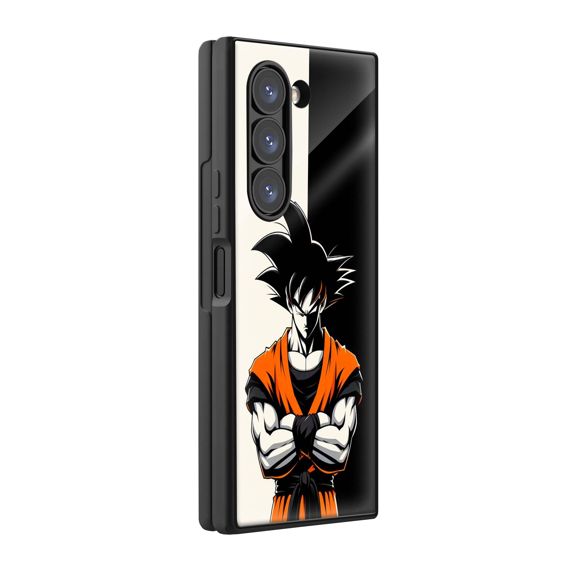 Son Goku Samsung Z Fold Glass Case image 0