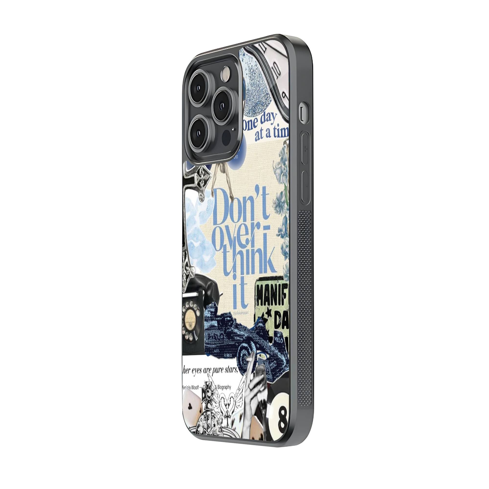 Blue Manifest Glass Case