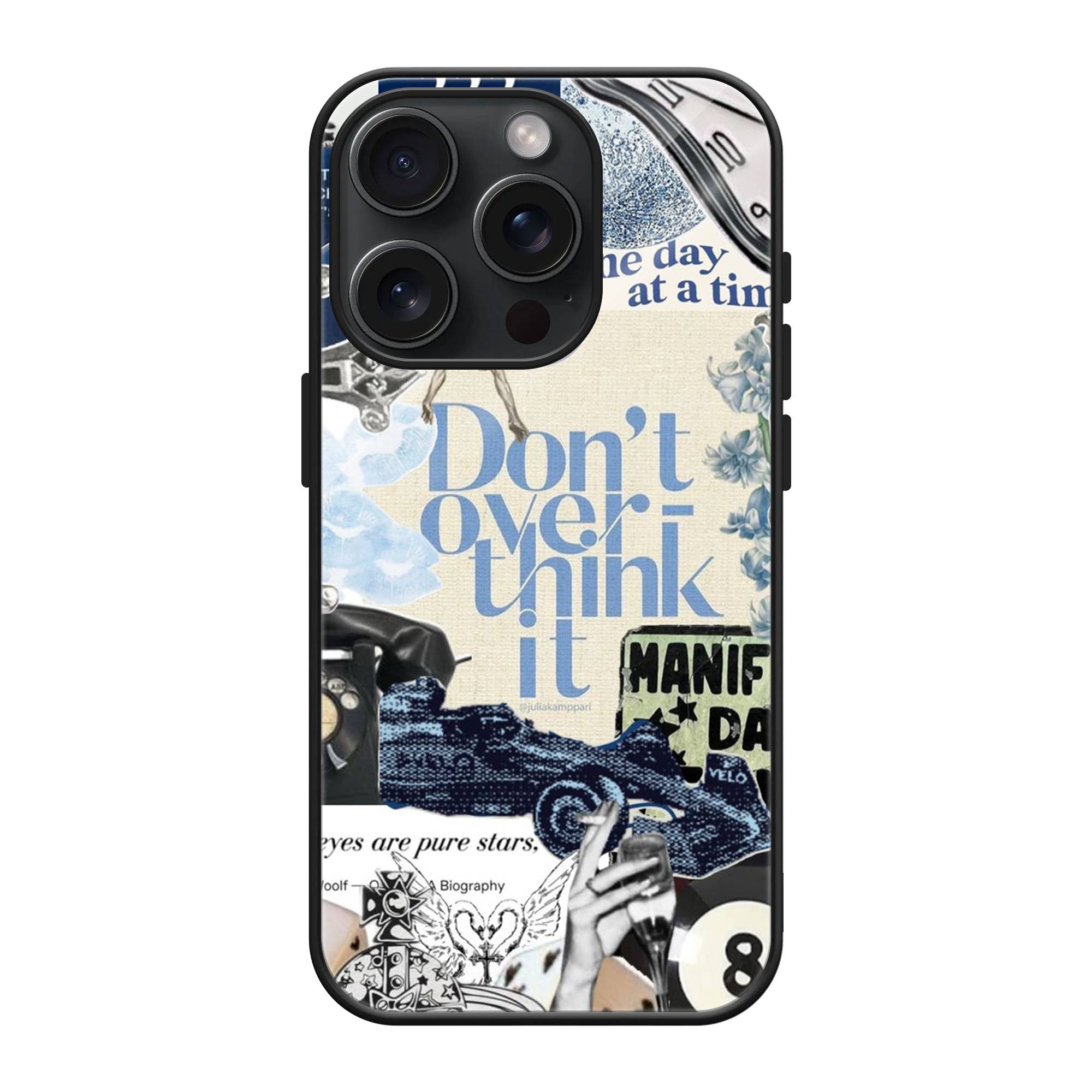 Blue Manifest Glass Case