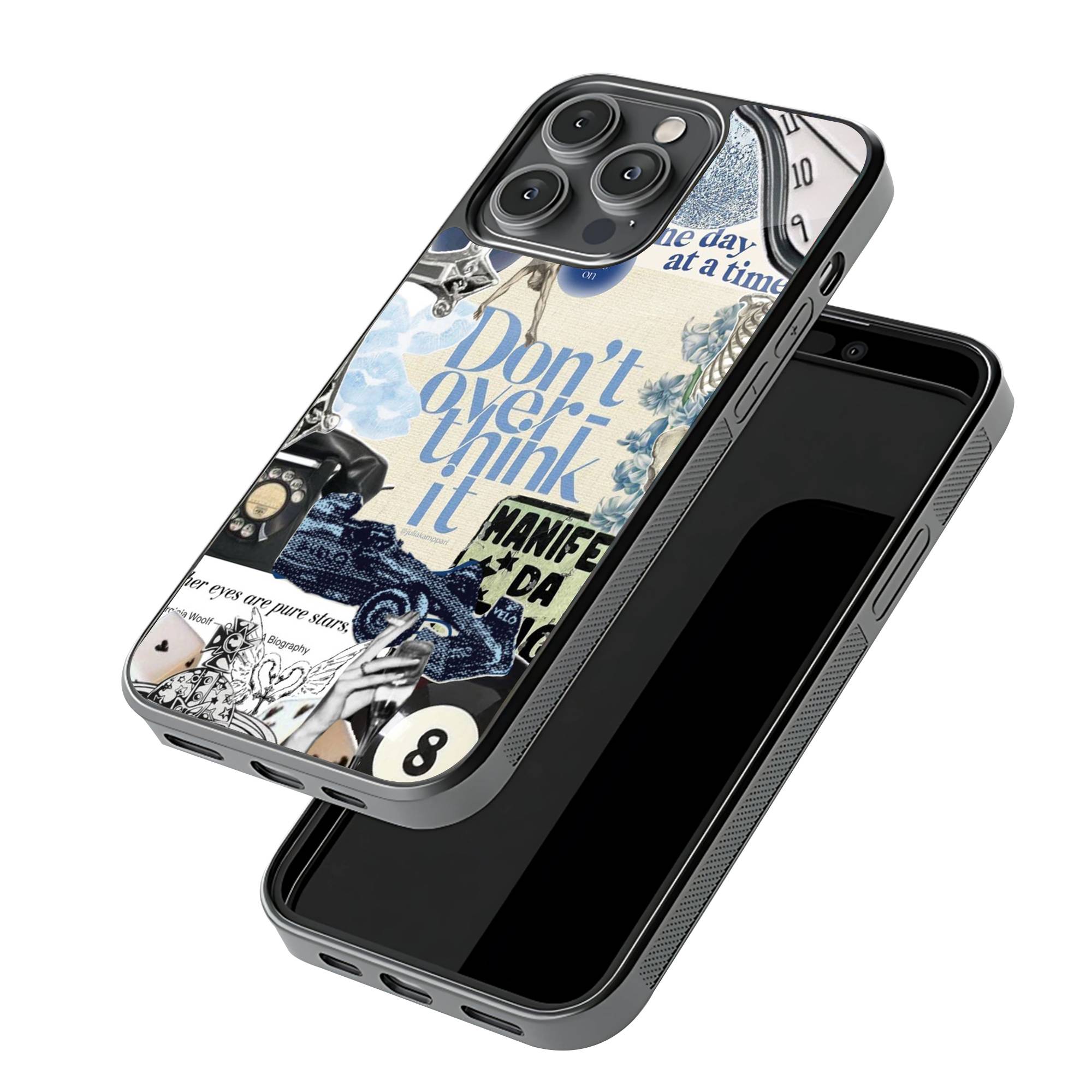 Blue Manifest Glass Case