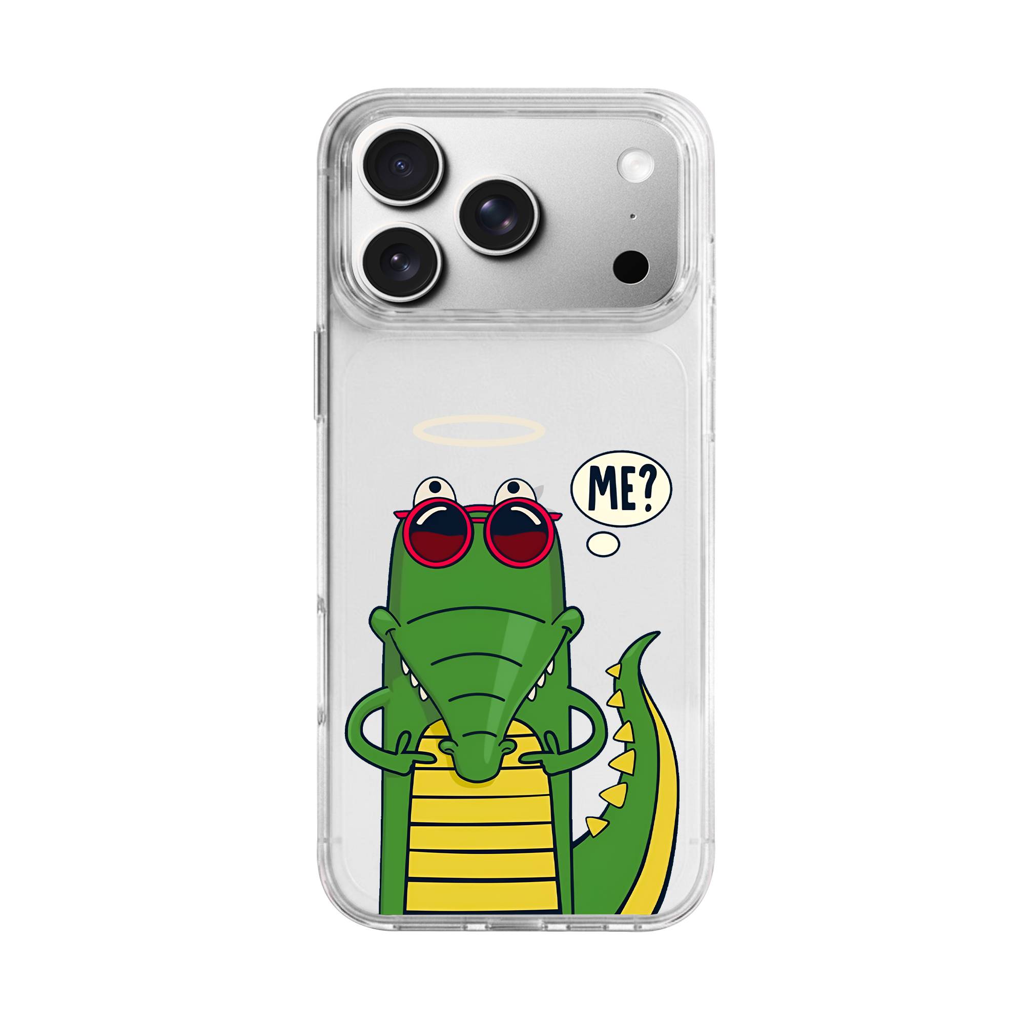 Angel Crocodile Premium Clear Case