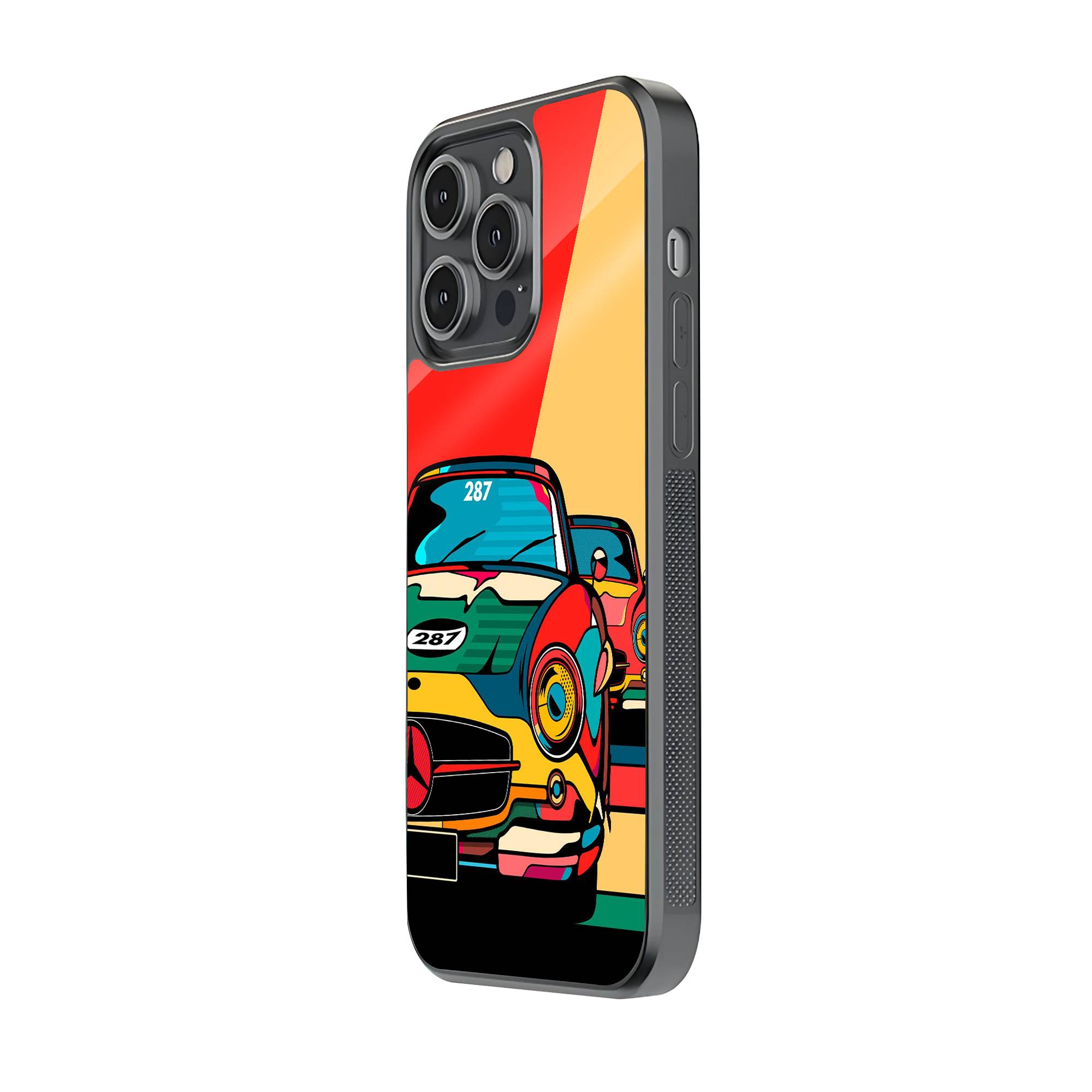 Multicolor Car Glass Case image 1