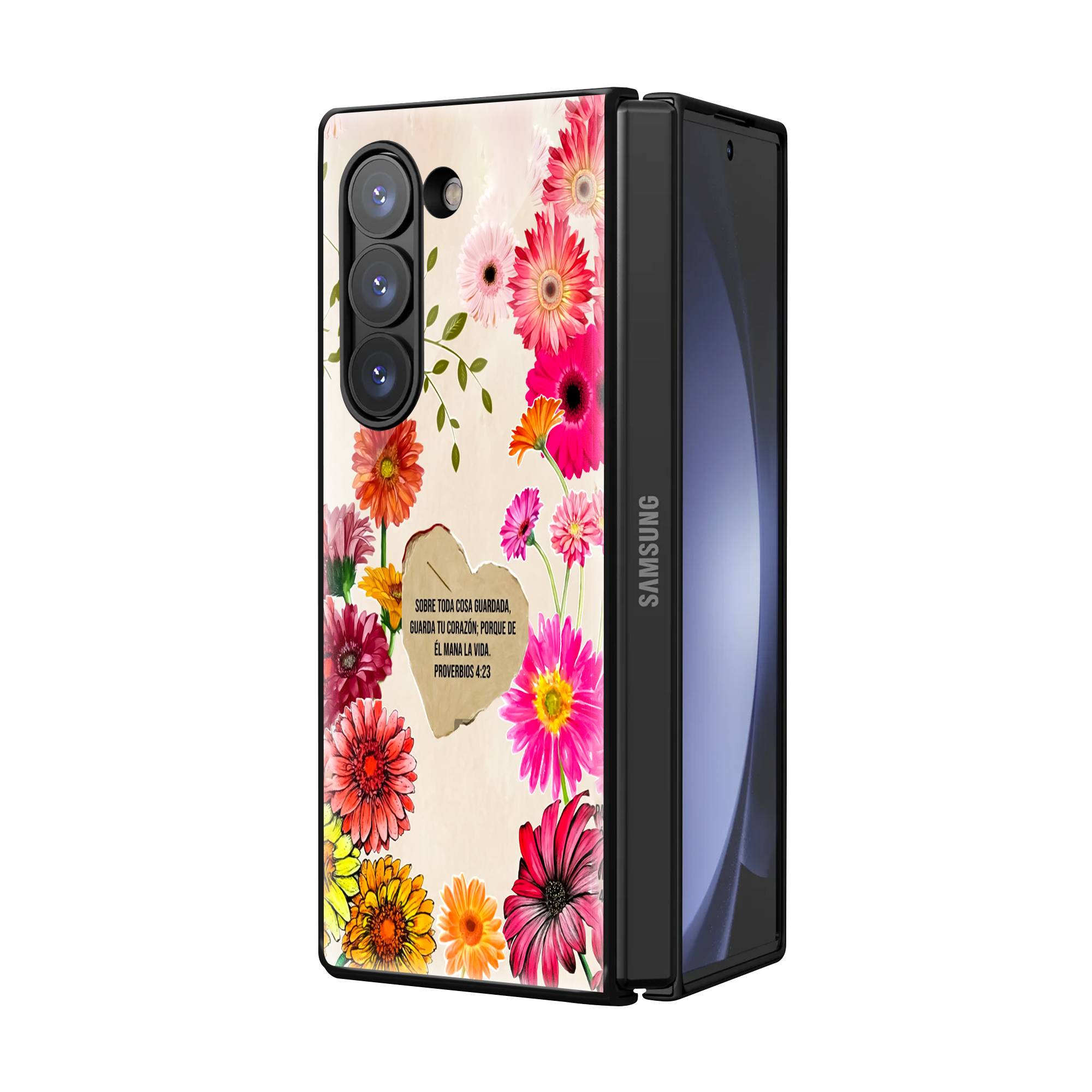 Vibrant Verse Samsung Z Fold Glass Case image 1