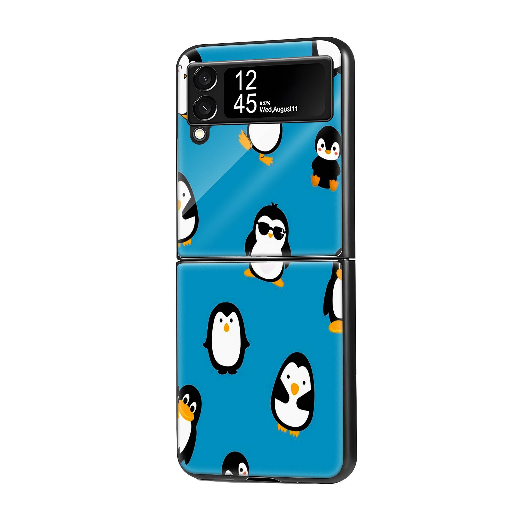 Penguin Samsung Z Flip Glass Case image 0