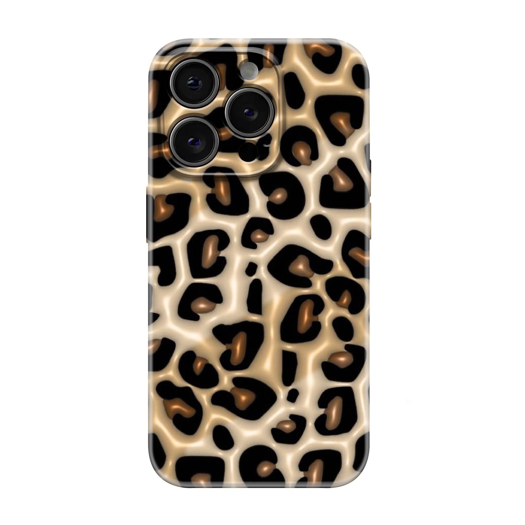 Golden Leopard Glossy Hard Case