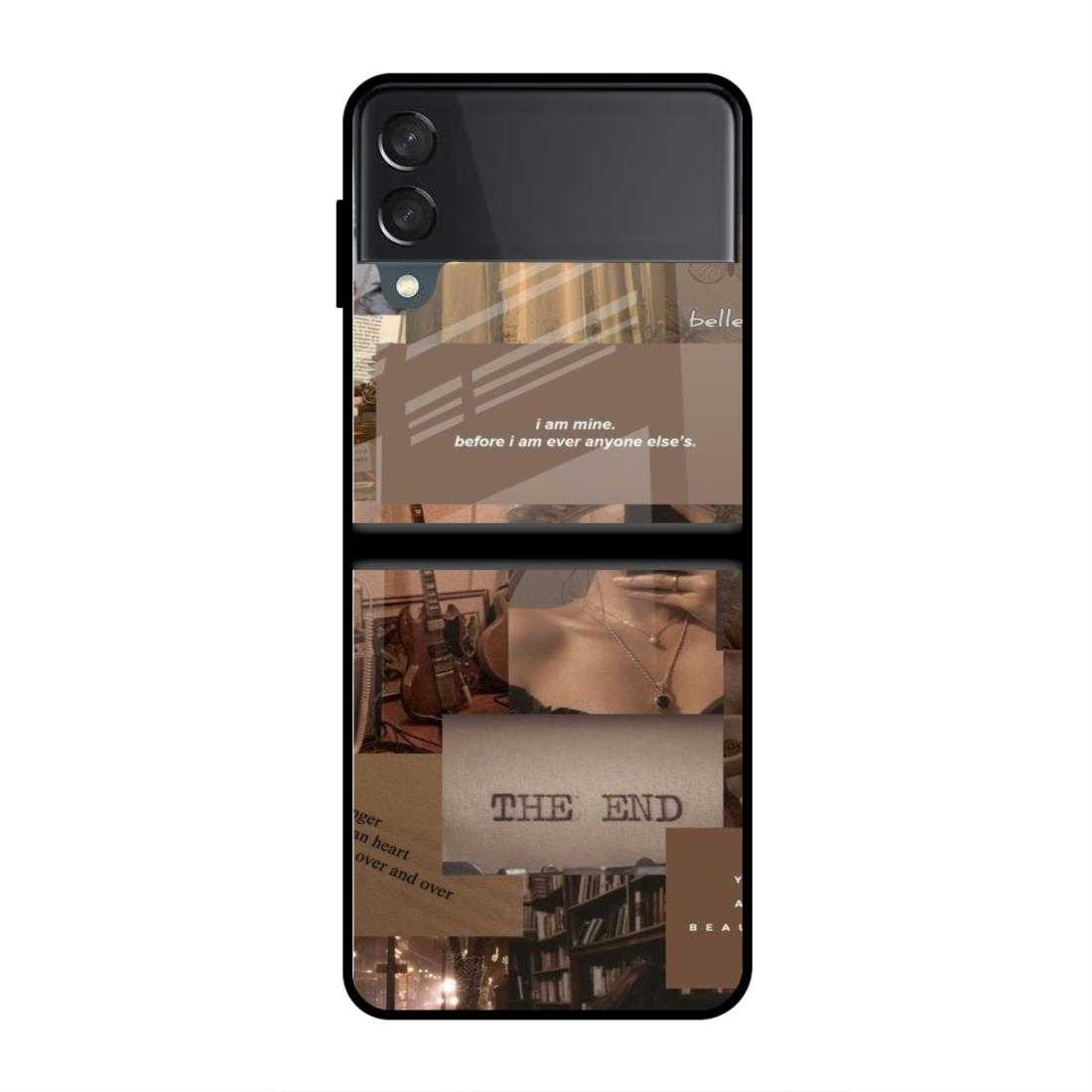 Addicted Samsung Z Flip 4 Glass Case image 0