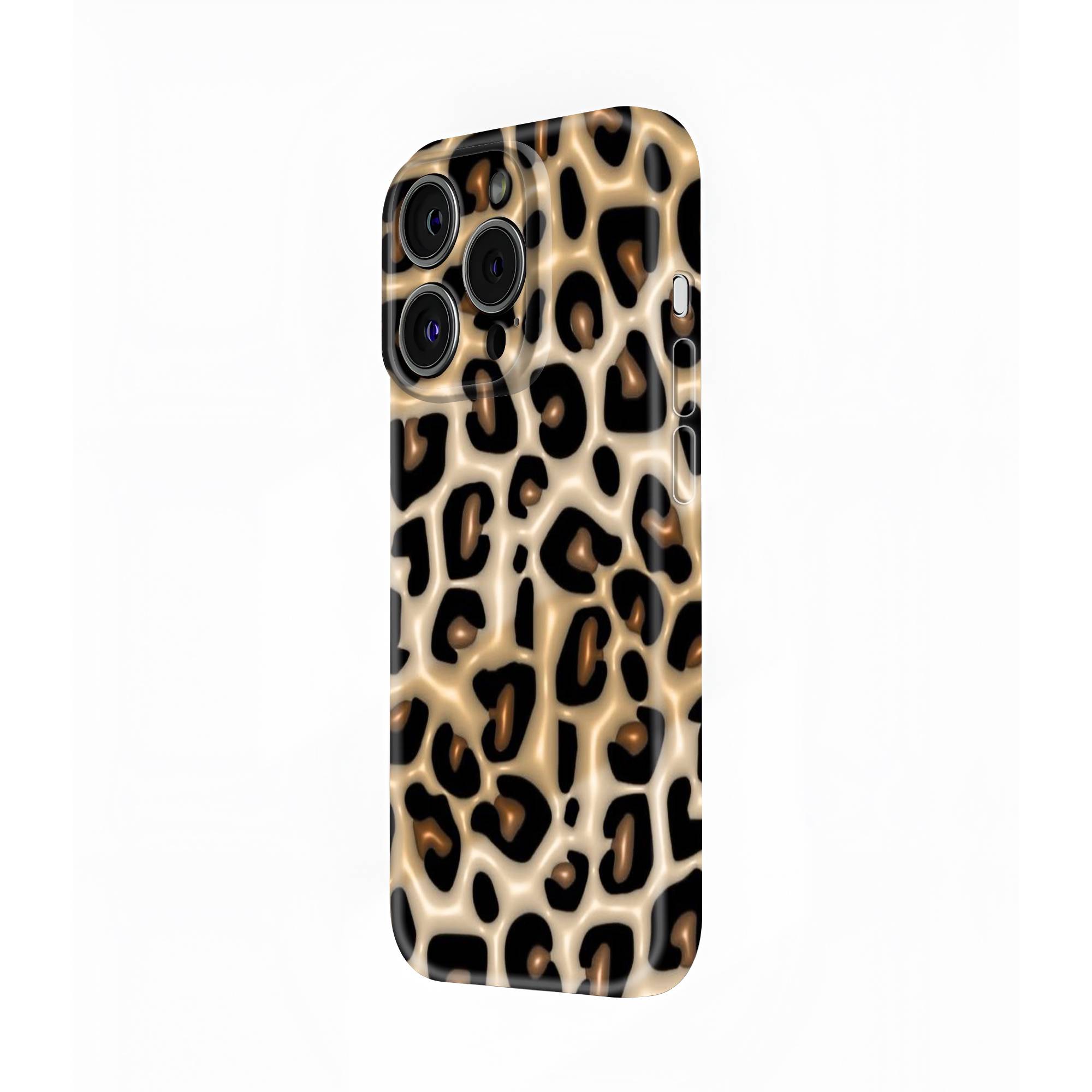 Golden Leopard Glossy Hard Case