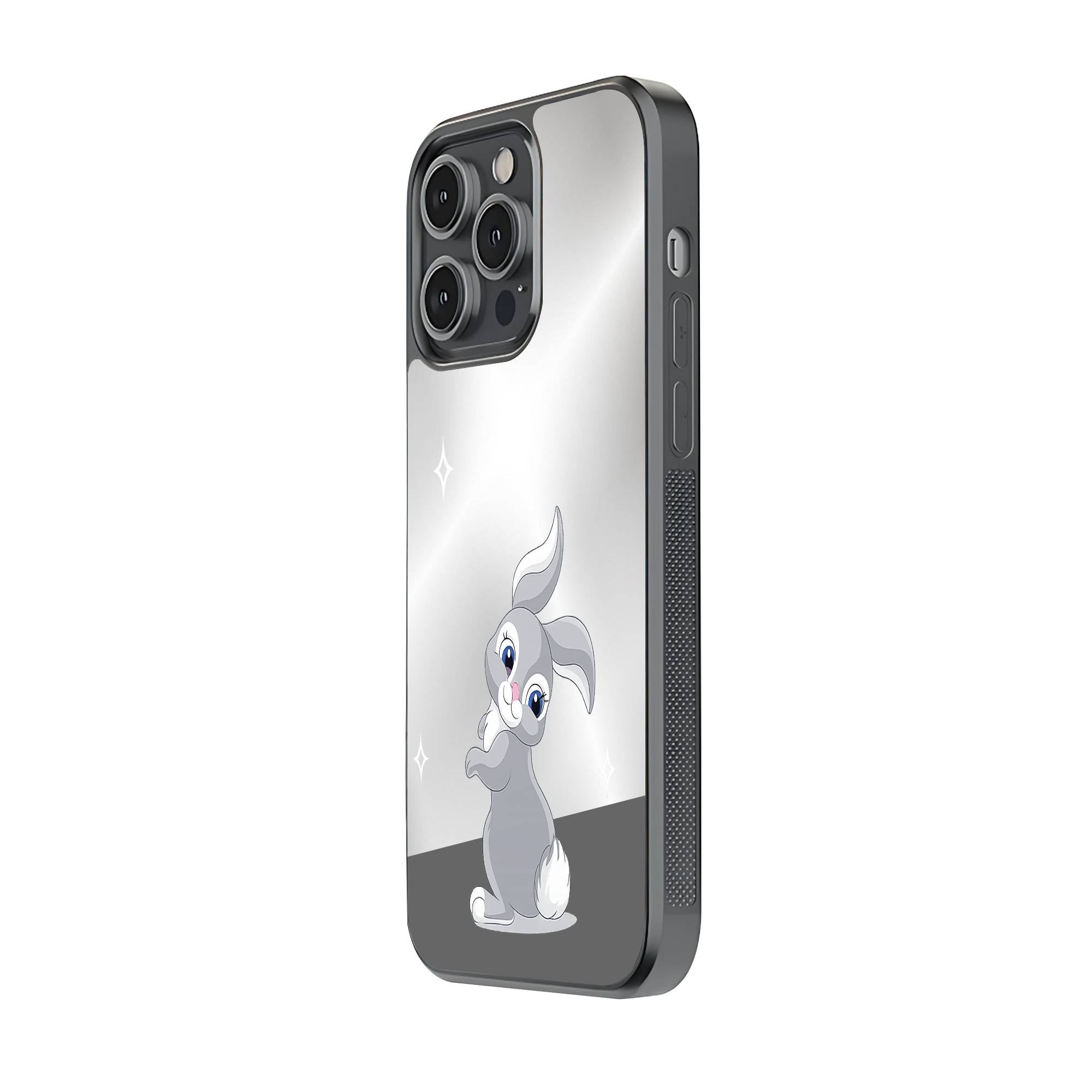 Shiny Bunny Mirror Case