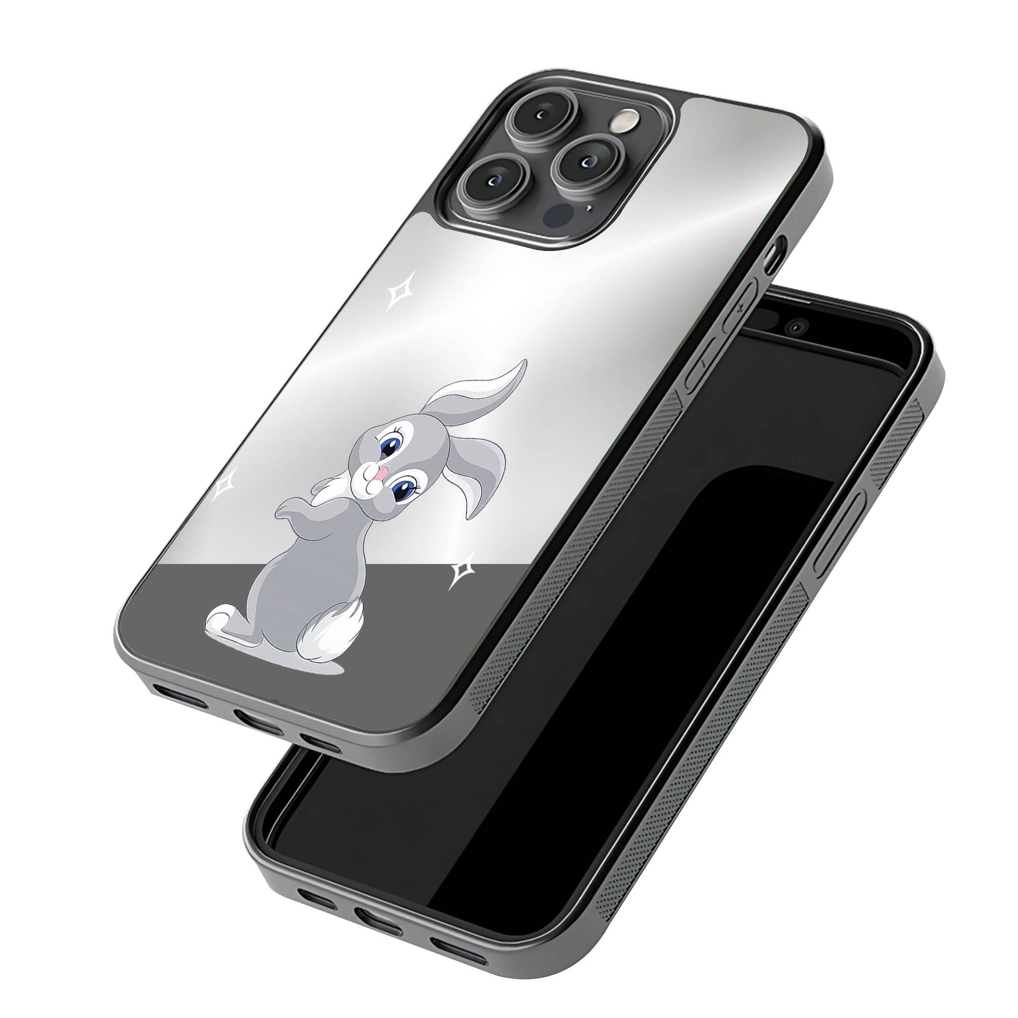 Shiny Bunny Mirror Case