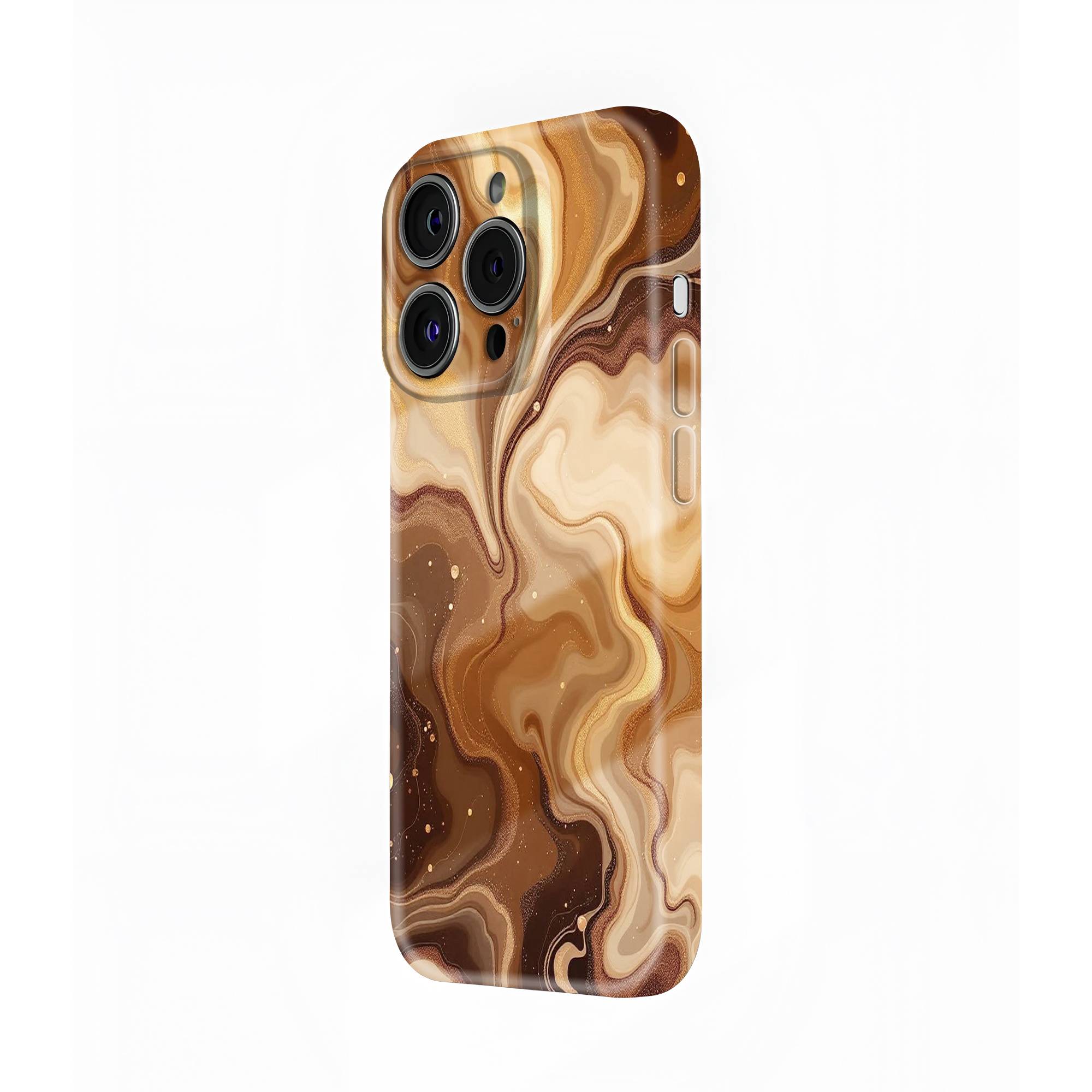 Golden Marble Glossy Hard Case