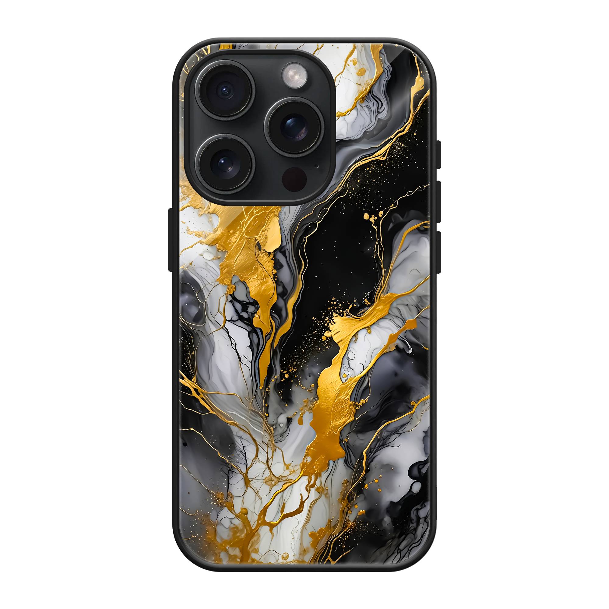 Golden Noir Glass Case