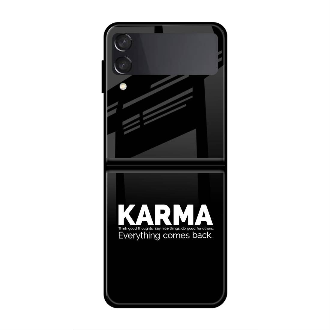 Karma Samsung  Z Flip 3 5G Glass Case image 0