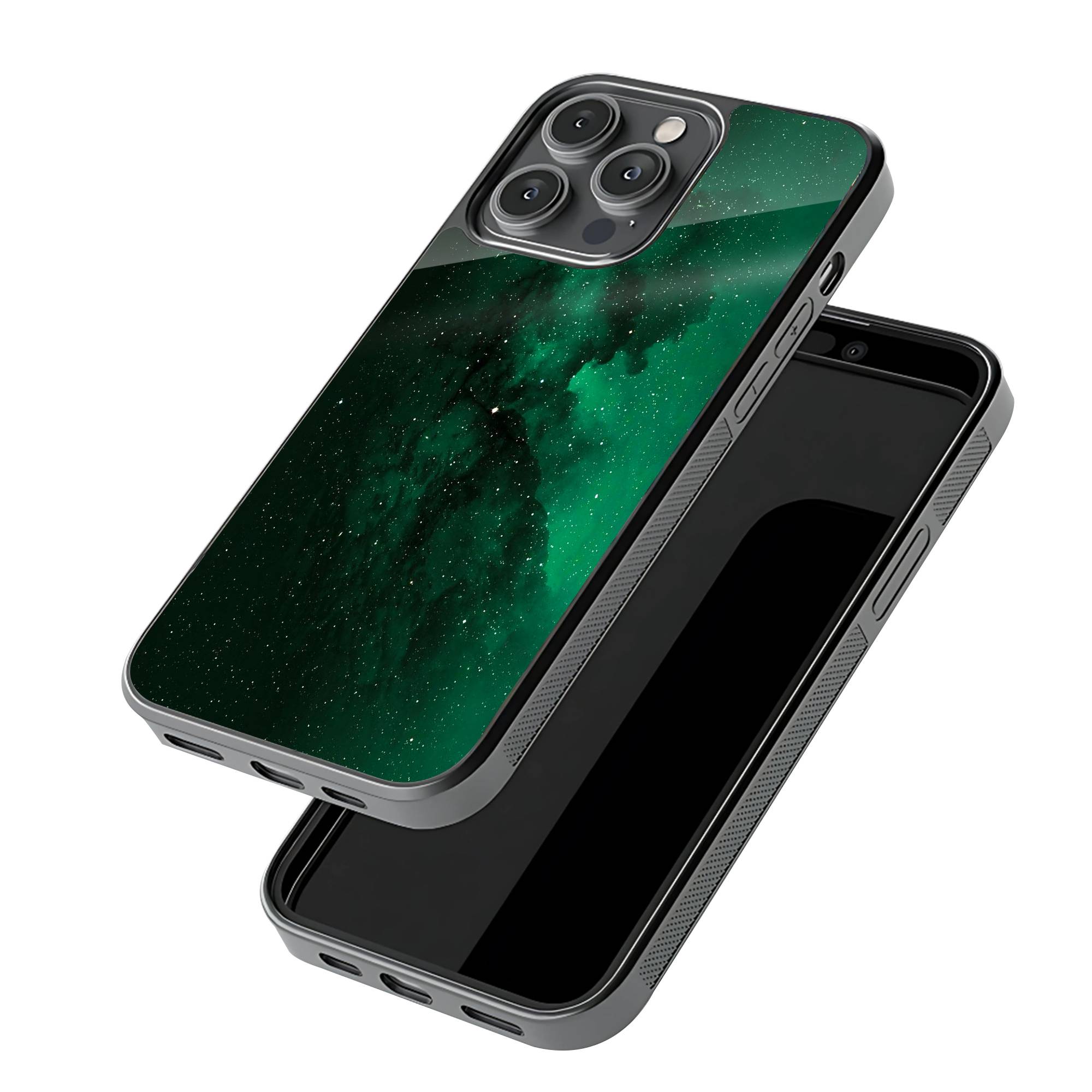 Emerald Galaxy Glass Case image 2