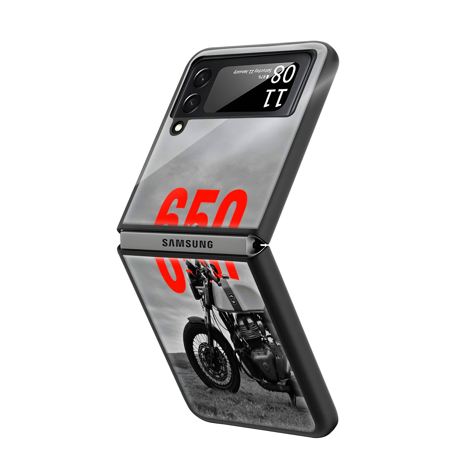 650 Beast Samsung Z Flip Glass Case image 1