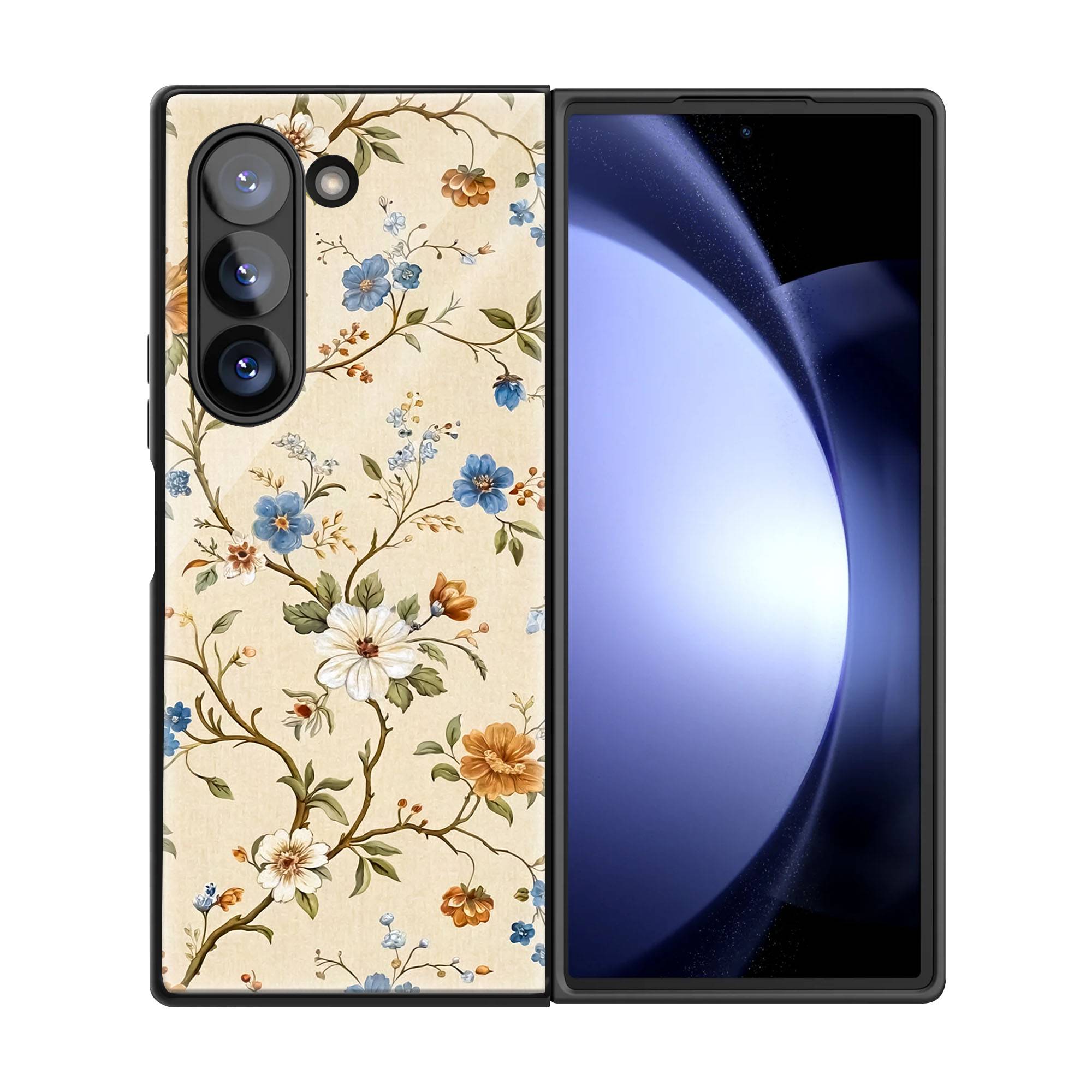 Vintage Vine Samsung Z Fold Glass Case image 2