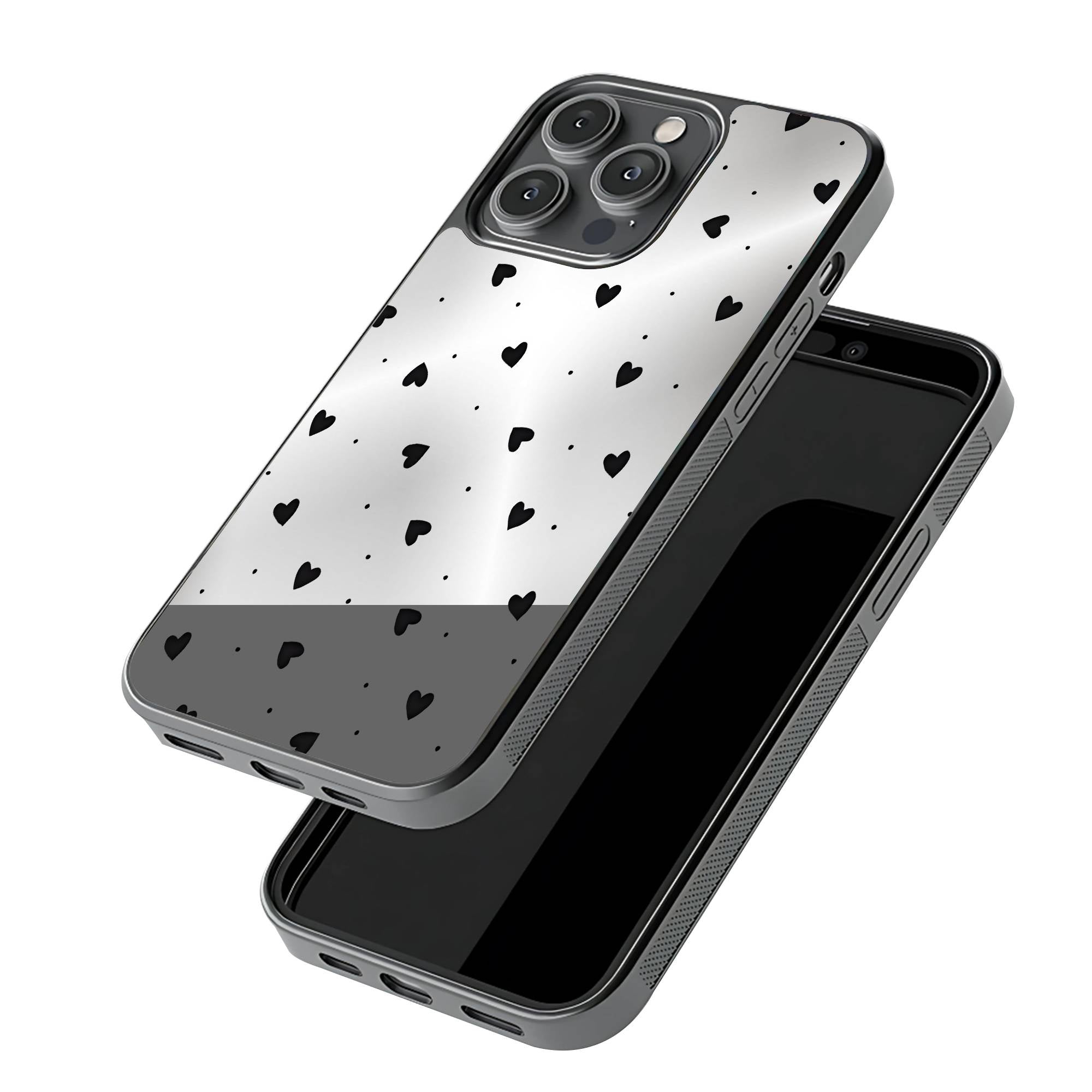 Tiny Hearts Mirror Case