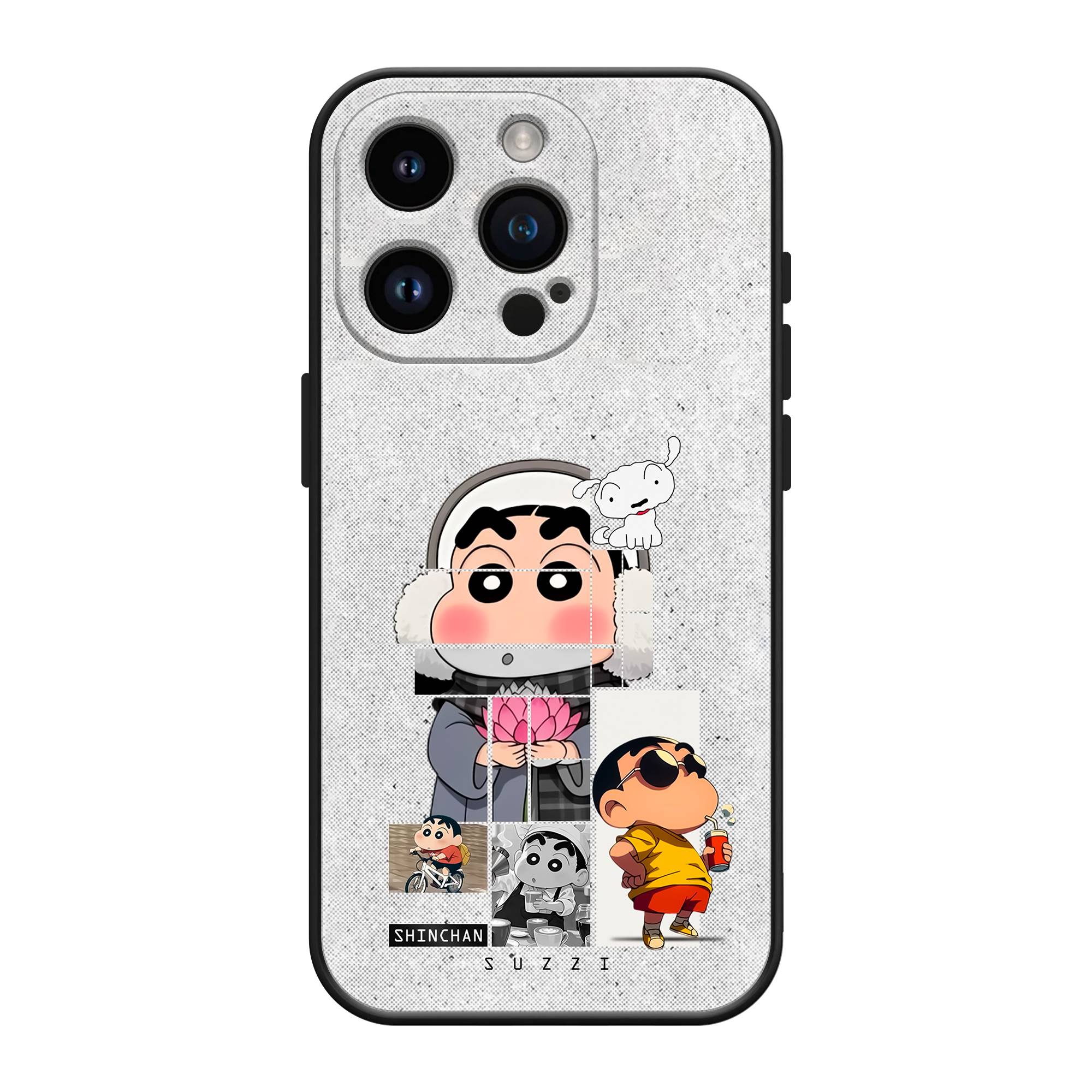 Shades of Shinchan Silicone Case image 0