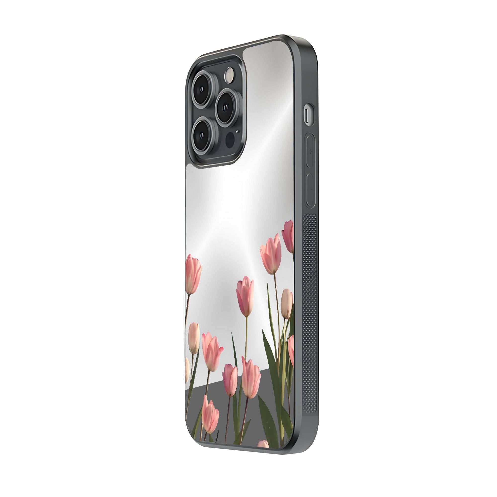 Tulip Garden Mirror Case
