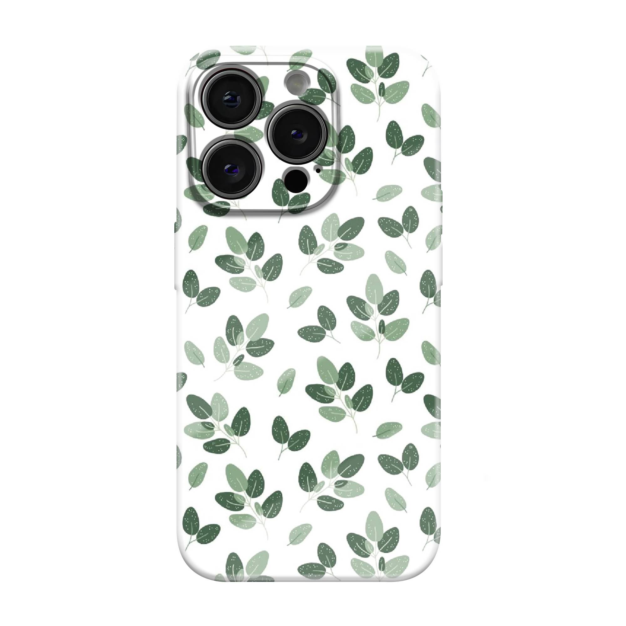Green Leaves Glossy Hard Case