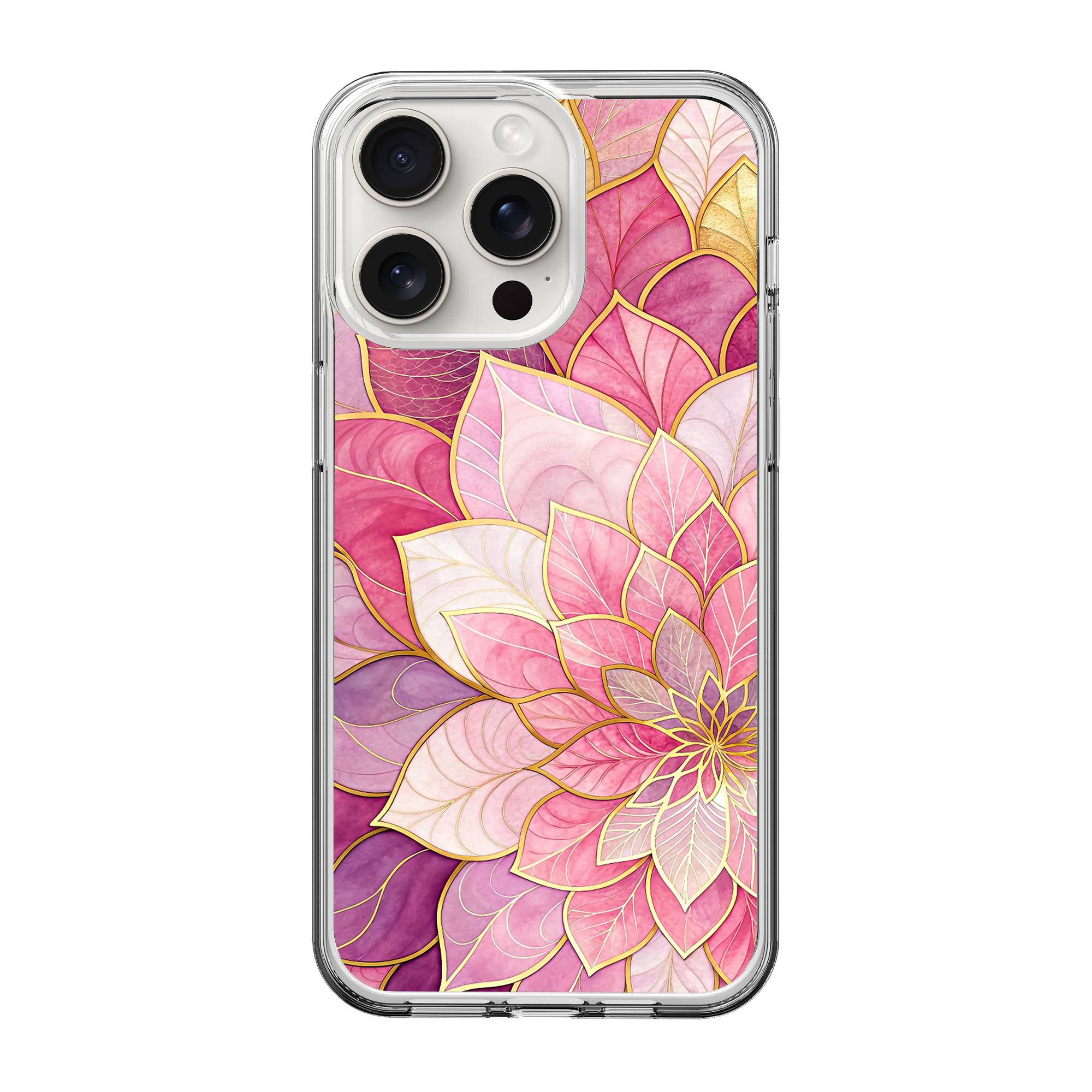 Gilded Bloom Clear Case image 0