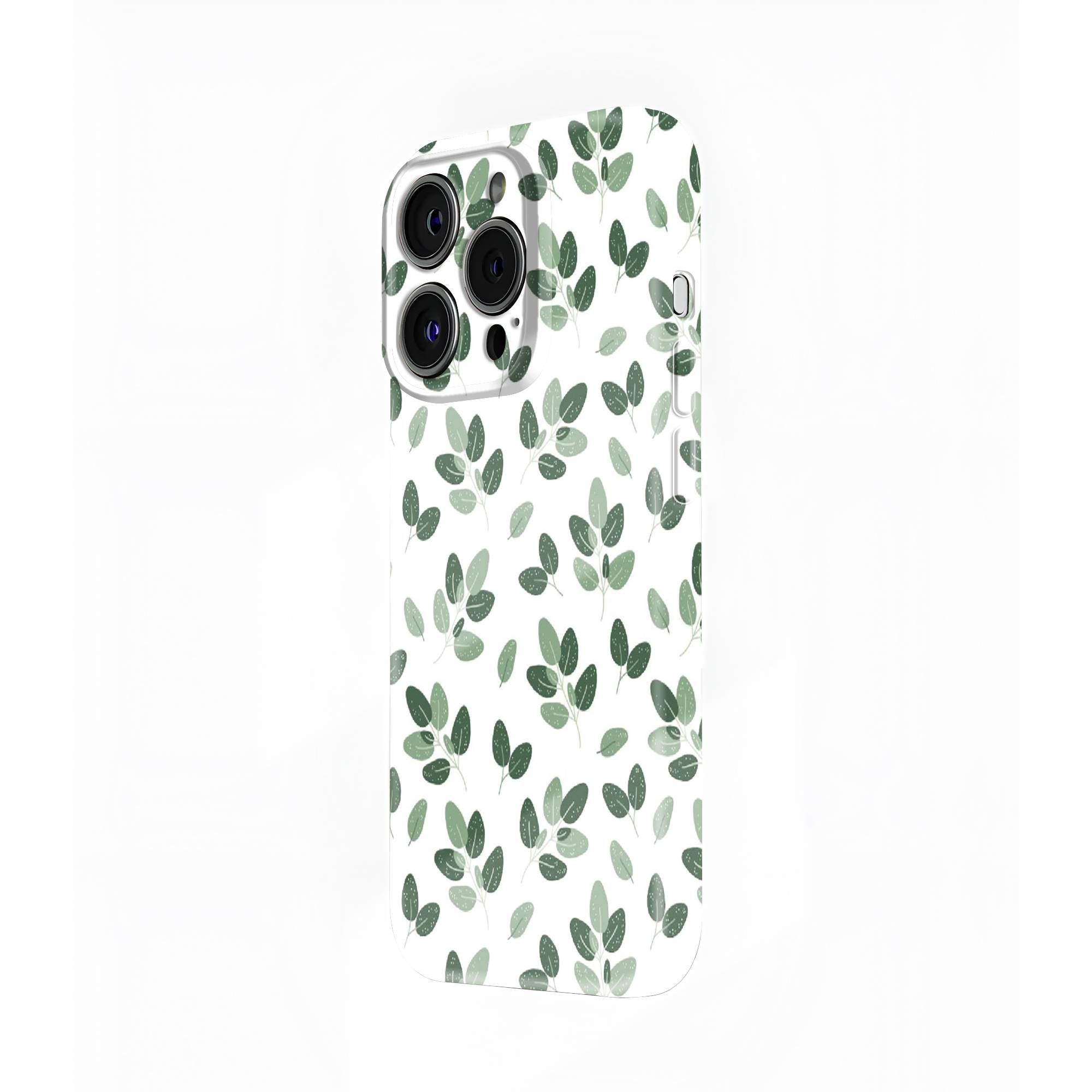 Green Leaves Glossy Hard Case