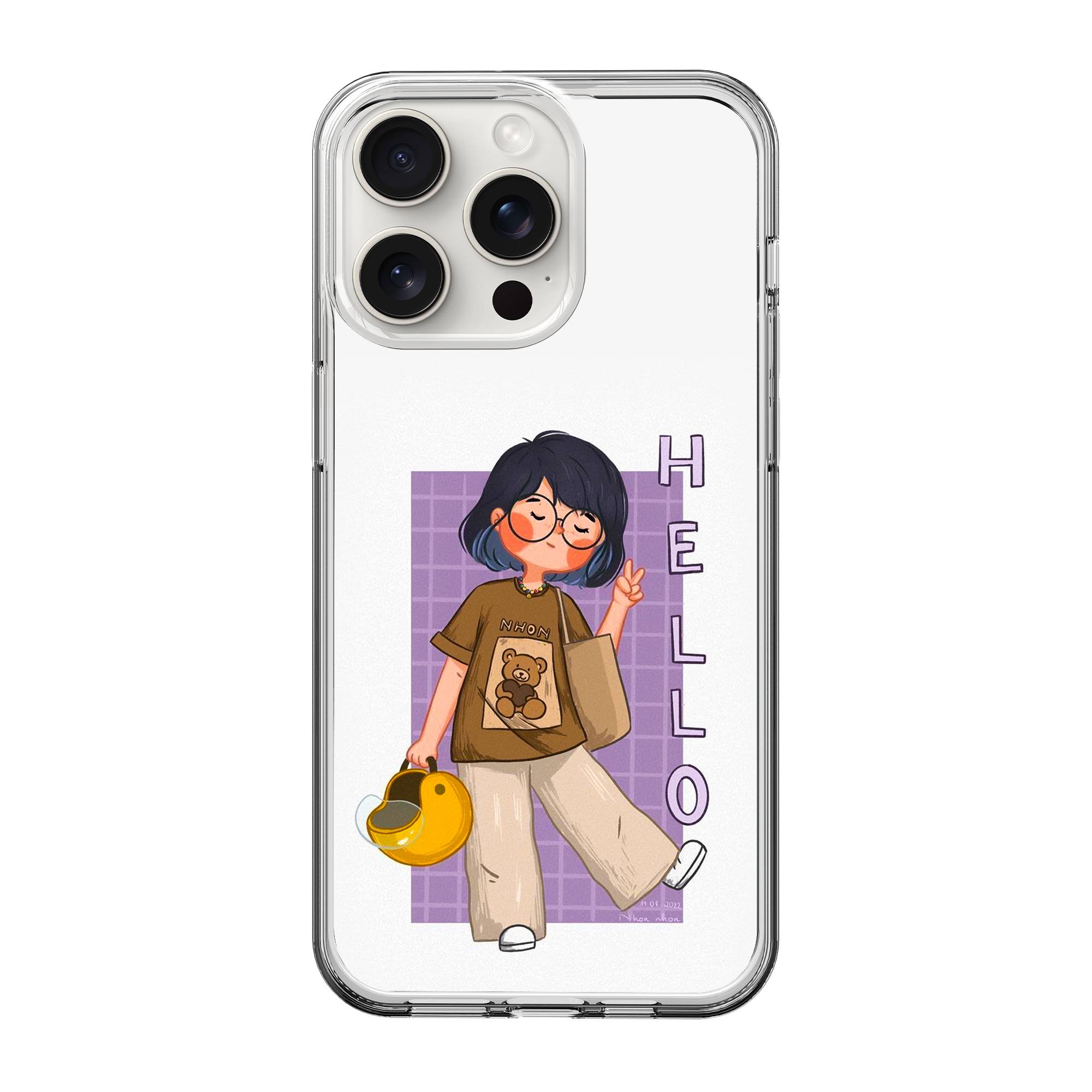 Hello Clear Case image 0