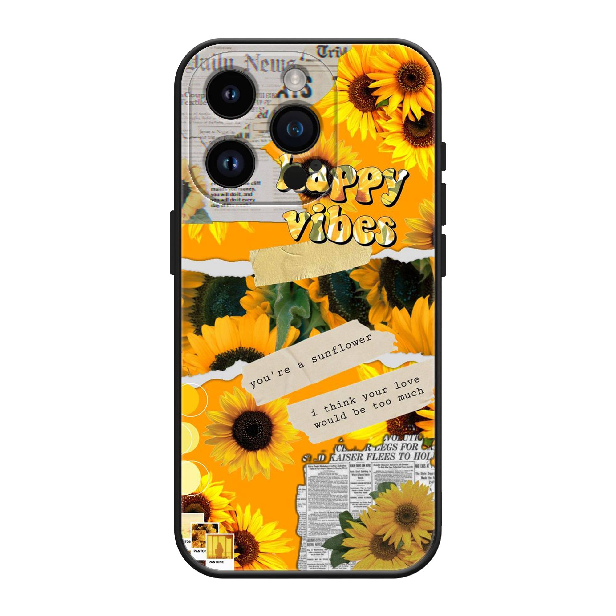 Happy Vibes Silicone Case image 0