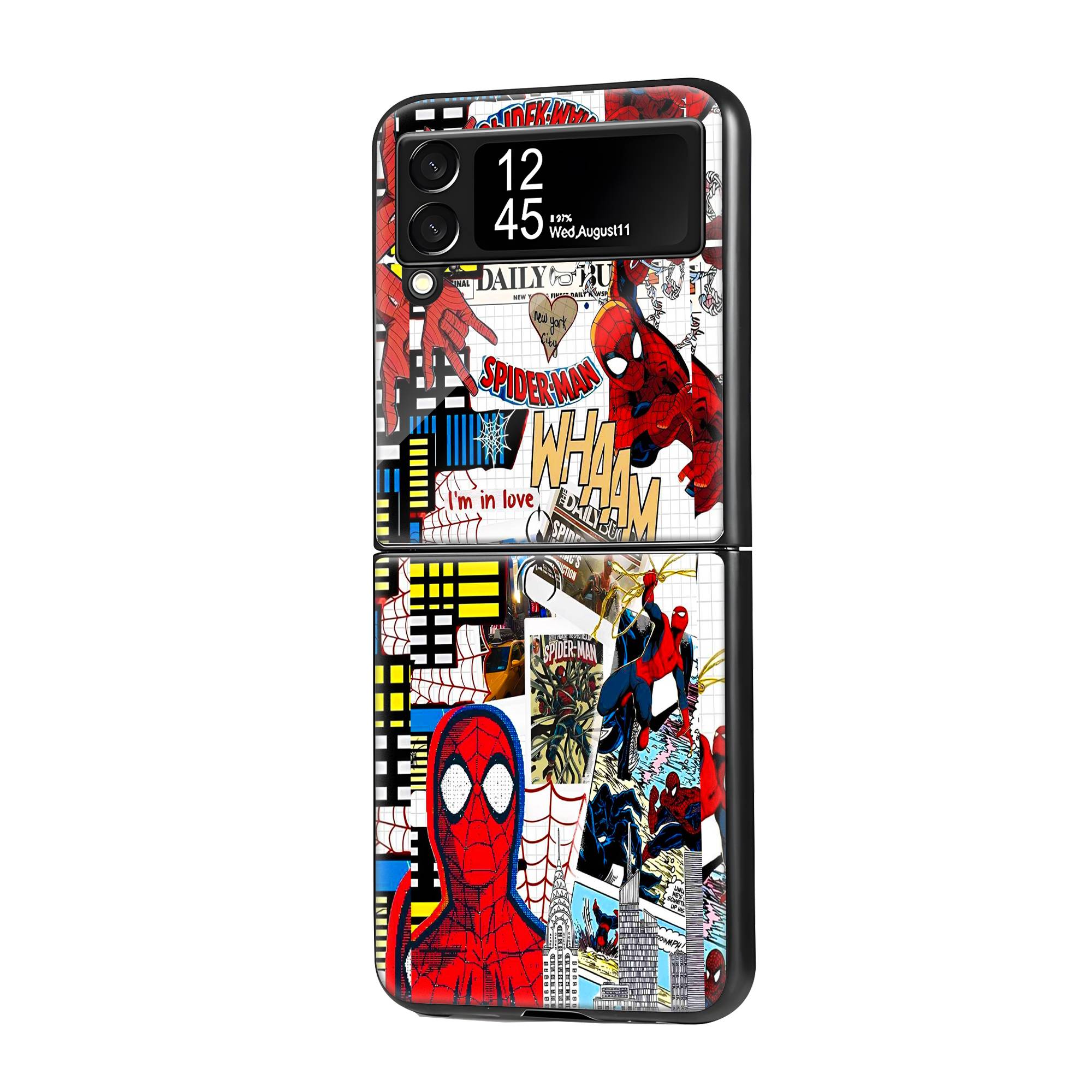 Spider Man Samsung Z Flip Glass Case image 0