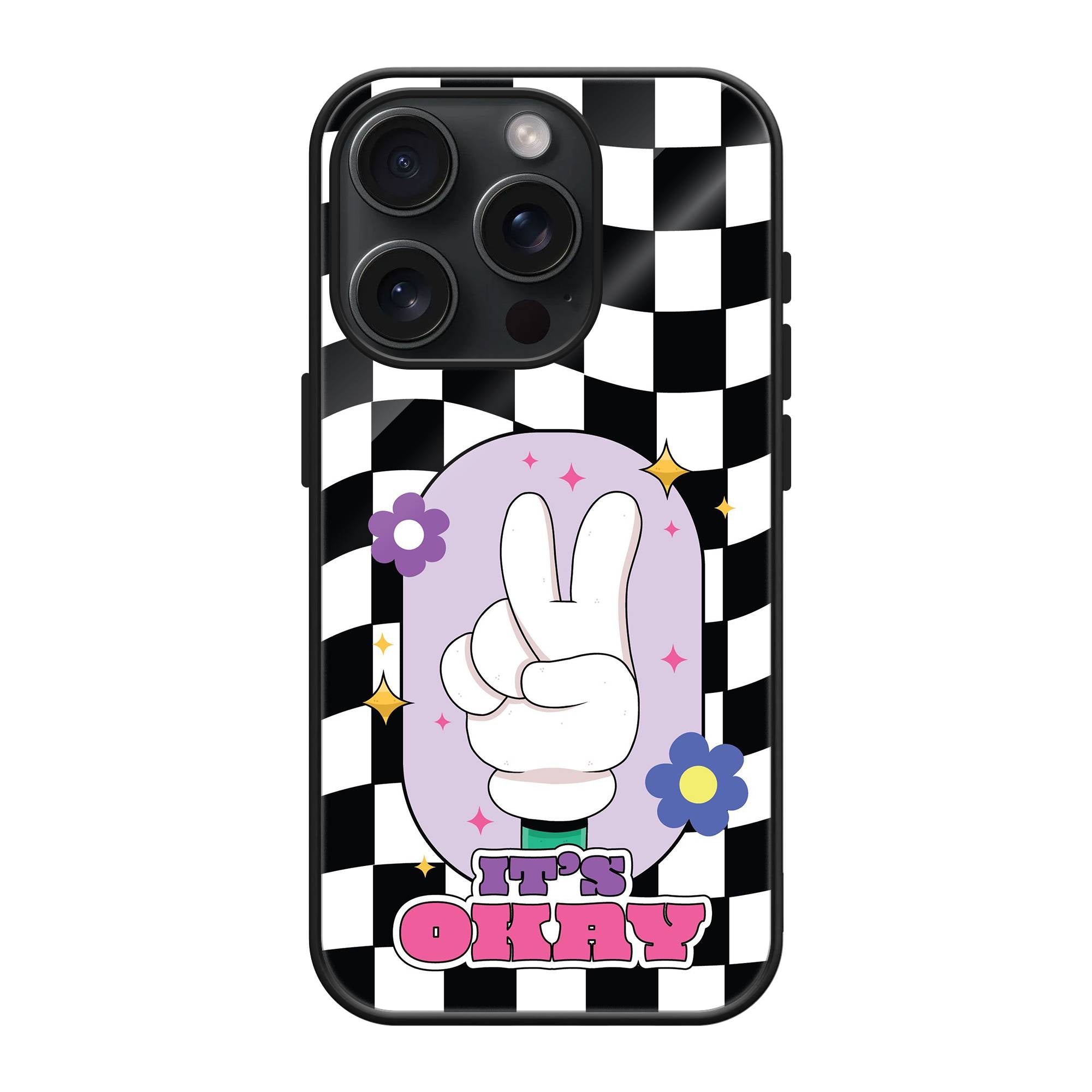 Checkerboard Glass Case image 0